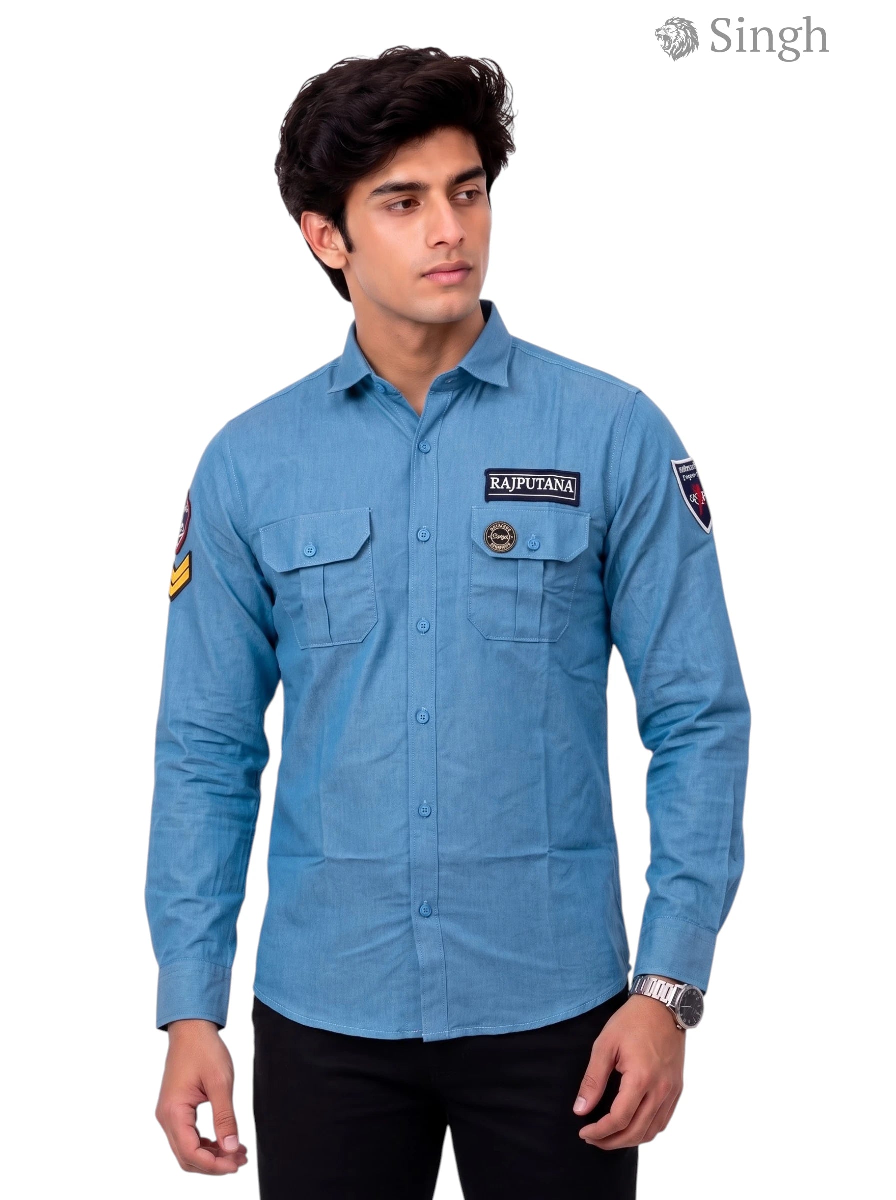 SINGH  RAJPUTANA SHIRTS (MENS) F-15-115-2 Regal Elegance