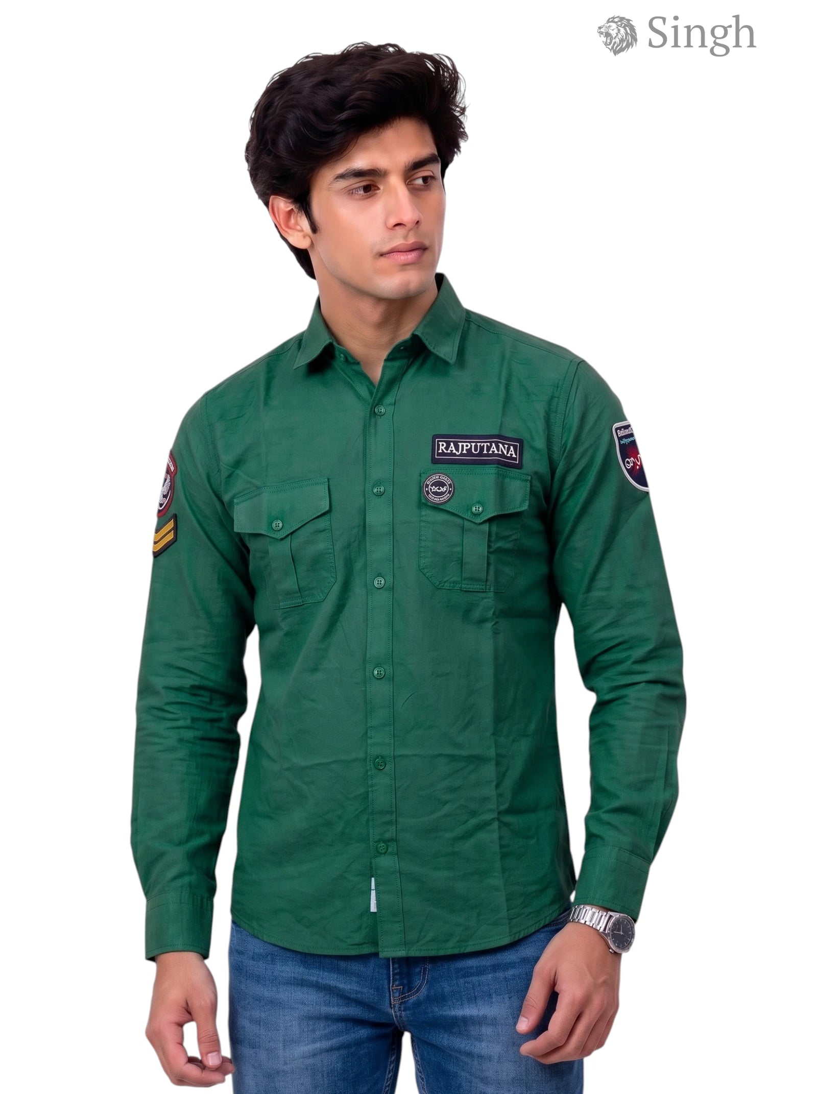 SINGH  RAJPUTANA SHIRTS (MENS) F-15-115-2 Regal Elegance