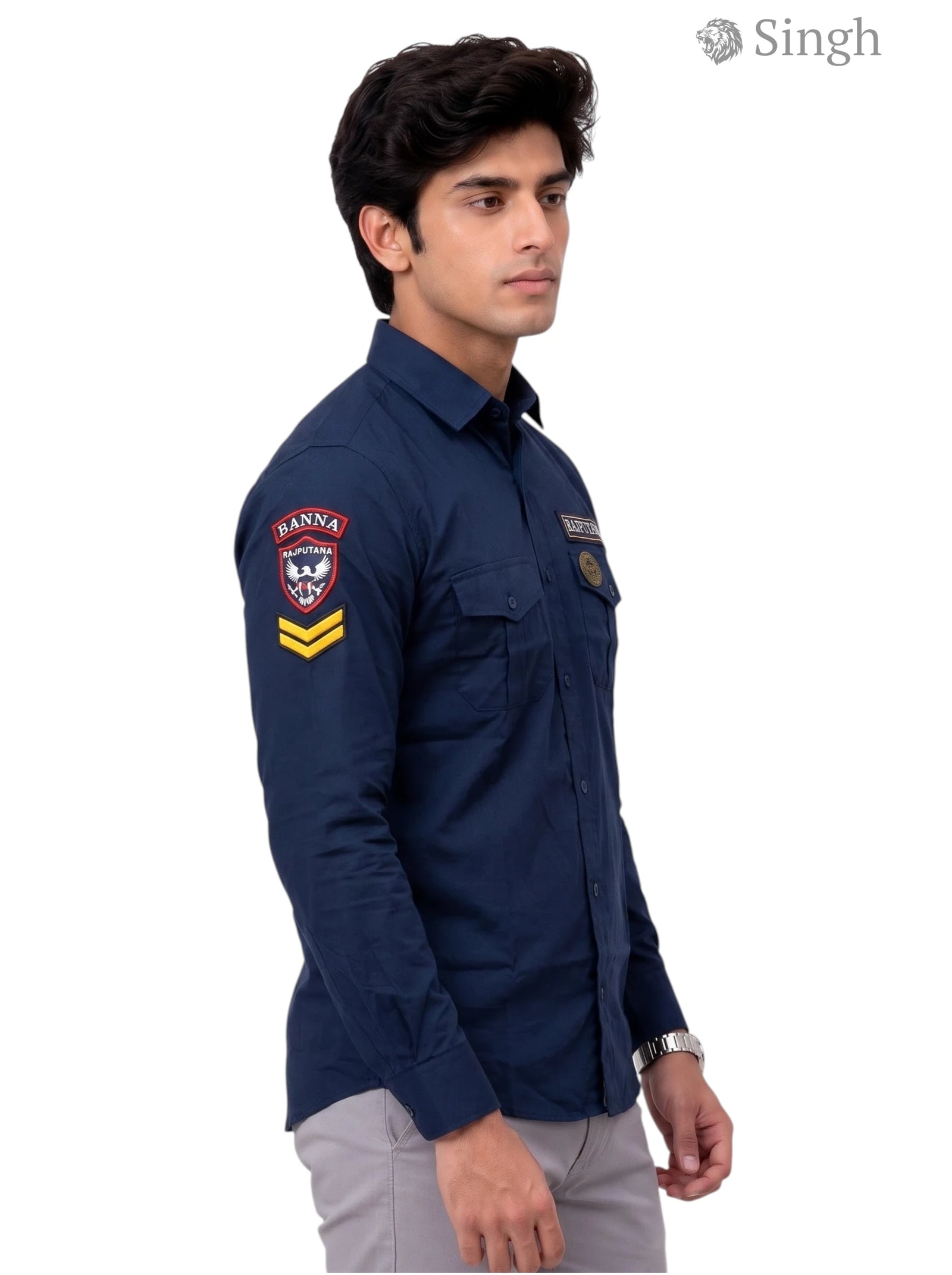 SINGH RAJPUTANA SHIRTS (MENS) F-23  Regal Elegance