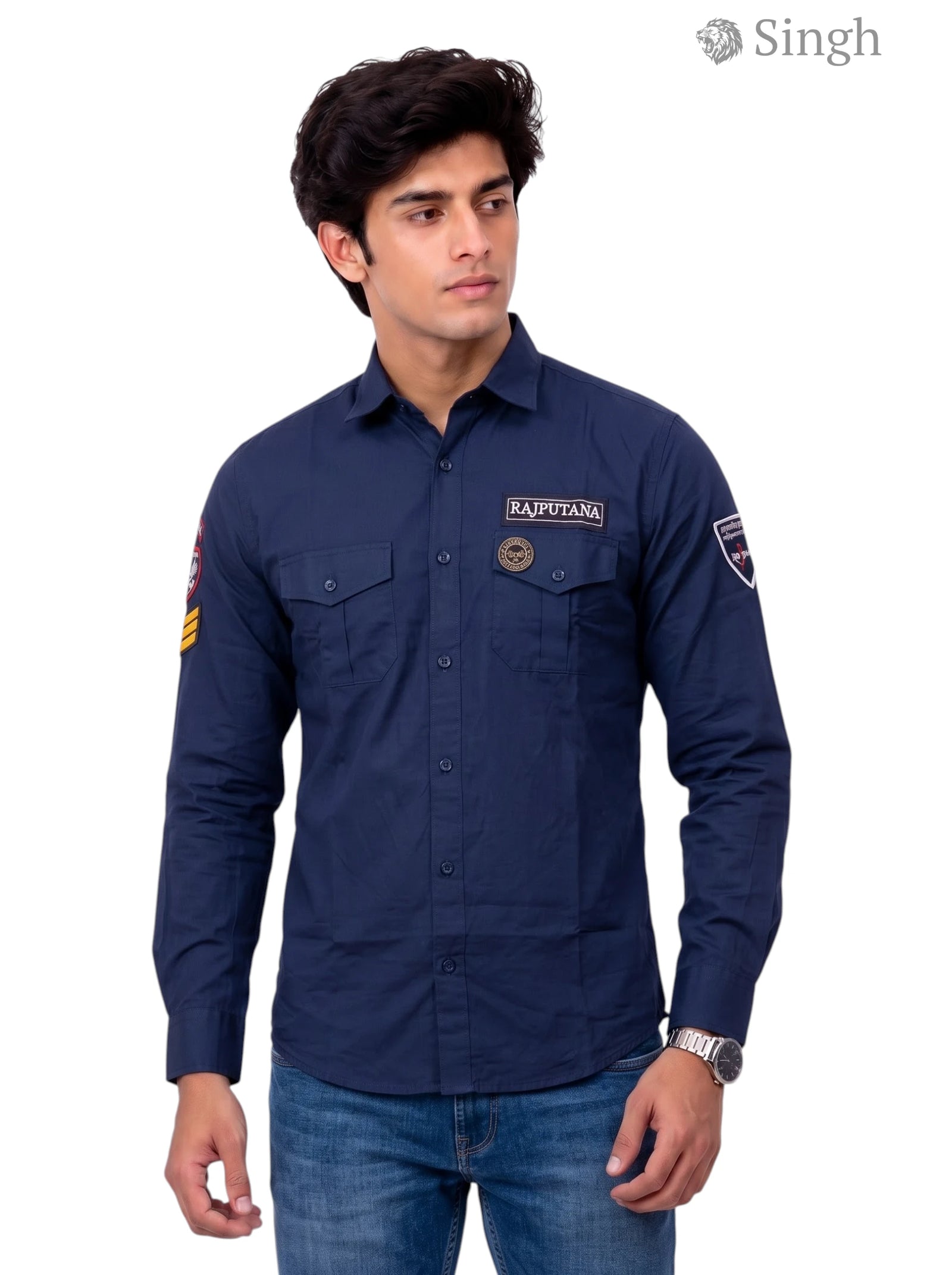 SINGH  RAJPUTANA SHIRTS (MENS) F-15-115-2 Regal Elegance