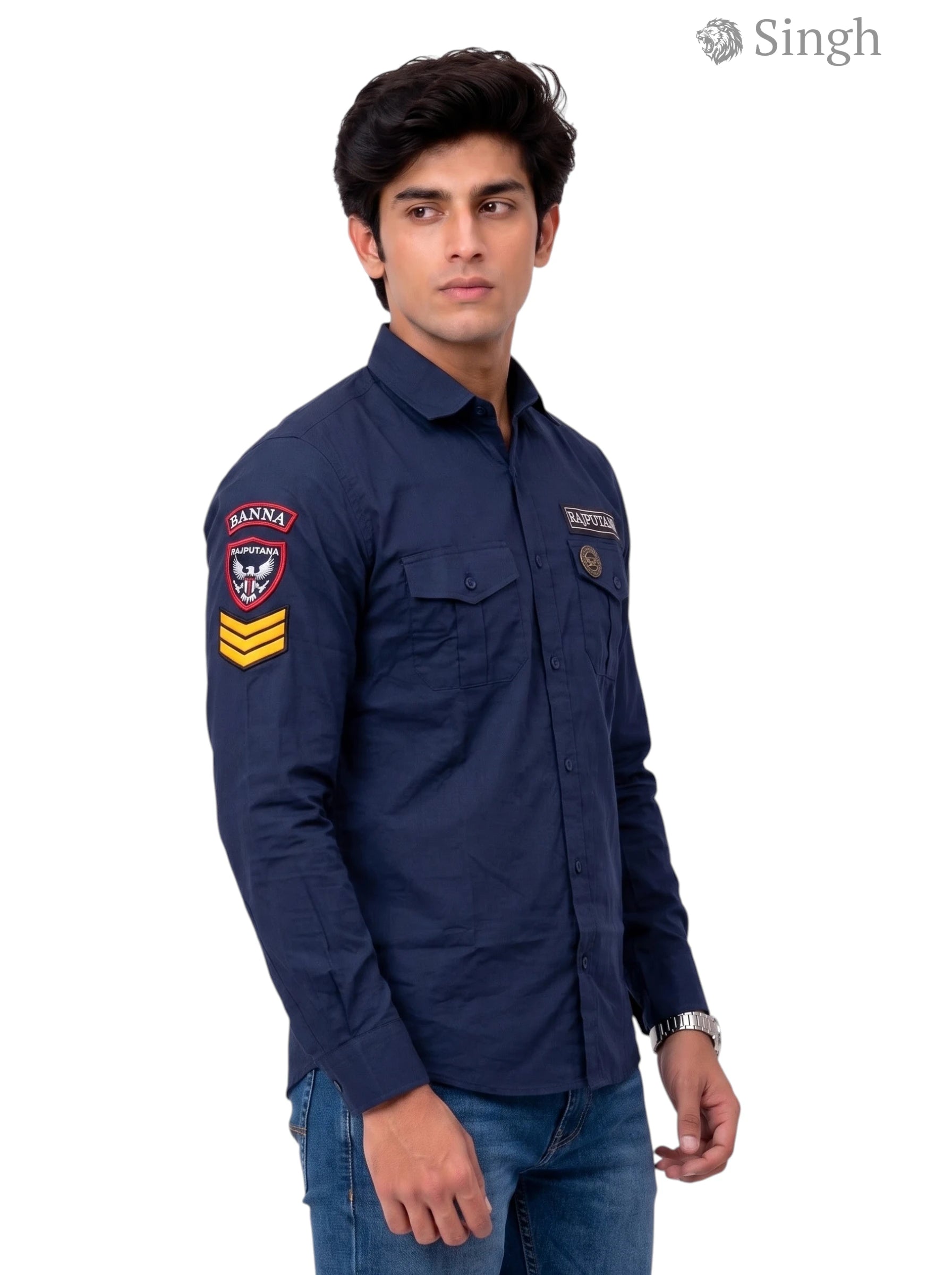 SINGH  RAJPUTANA SHIRTS (MENS) F-15-115-2 Regal Elegance