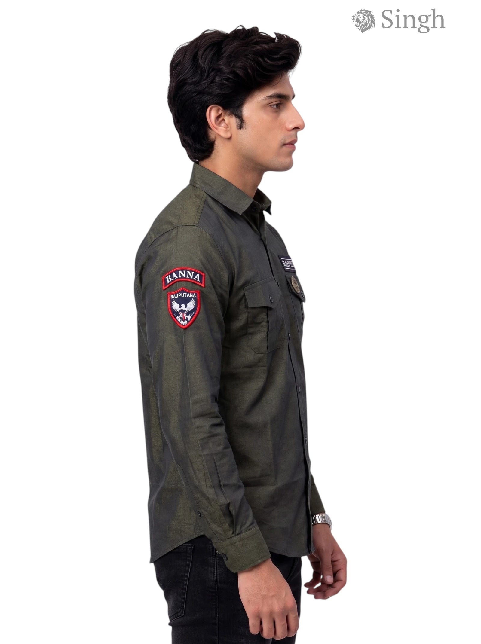 SINGH  RAJPUTANA SHIRTS (MENS) F-15-115-2 Regal Elegance