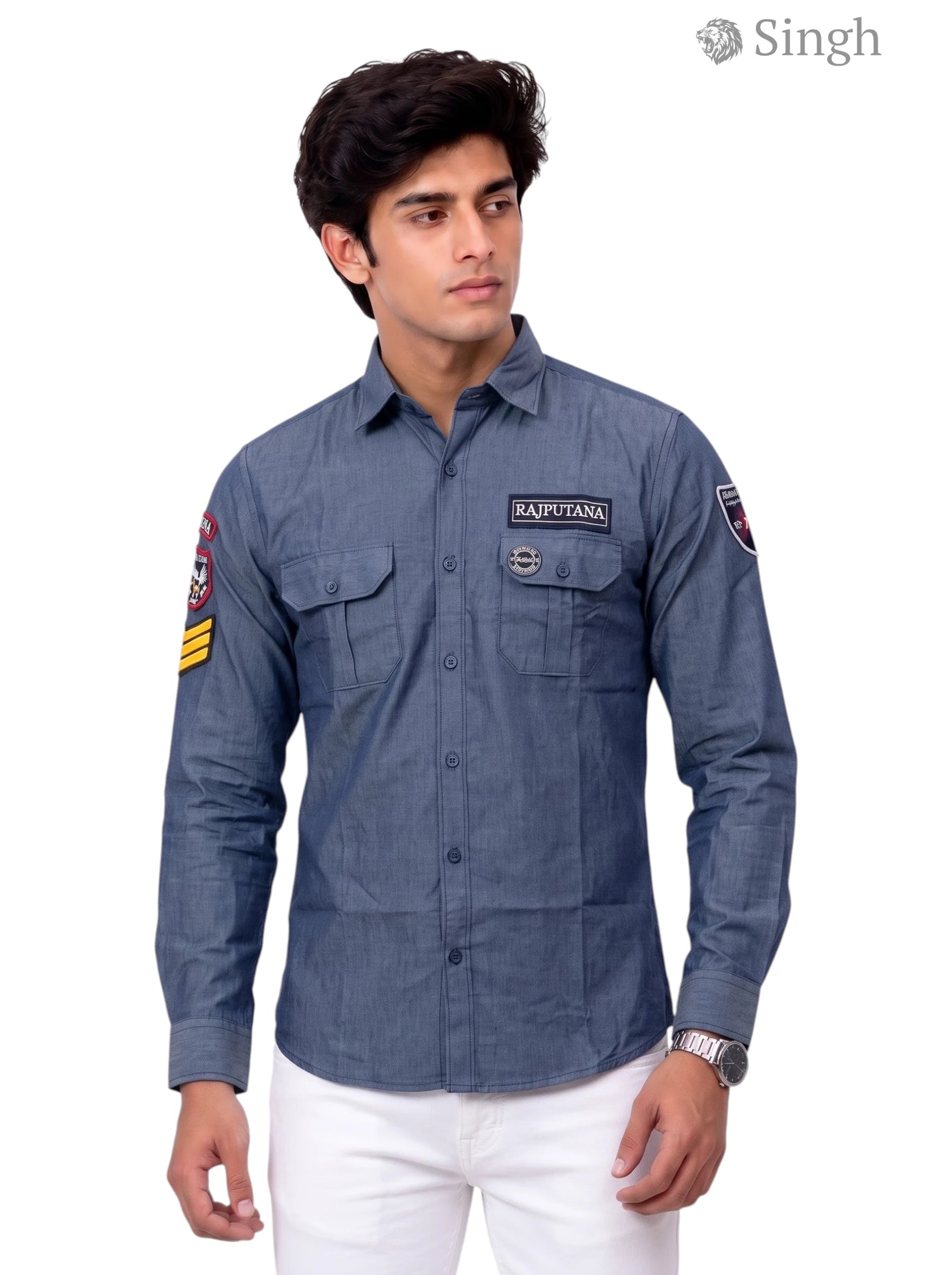 SINGH  RAJPUTANA SHIRTS (MENS) F-15-115-2 Regal Elegance