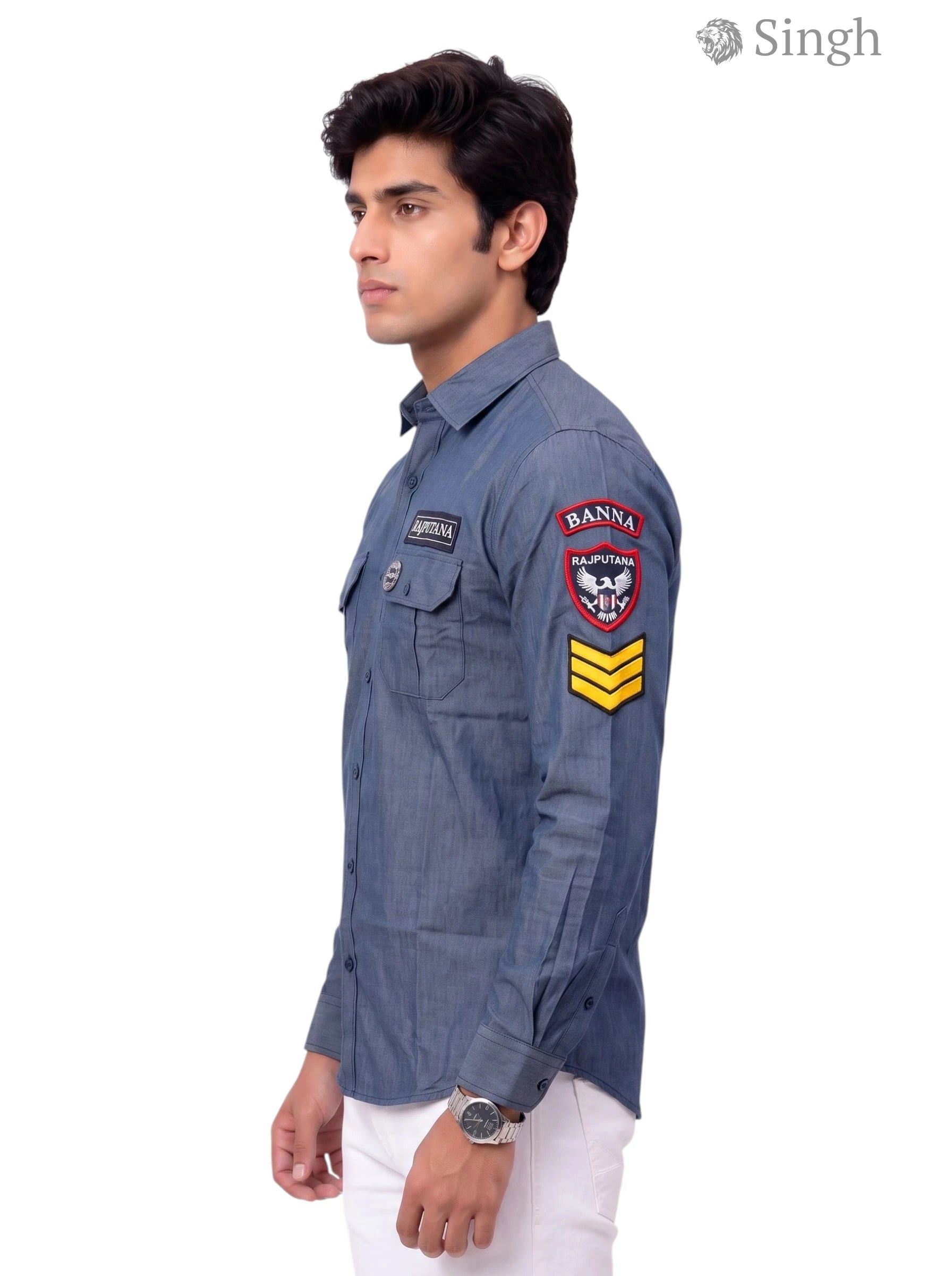 SINGH  RAJPUTANA SHIRTS (MENS) F-15-115-2 Regal Elegance