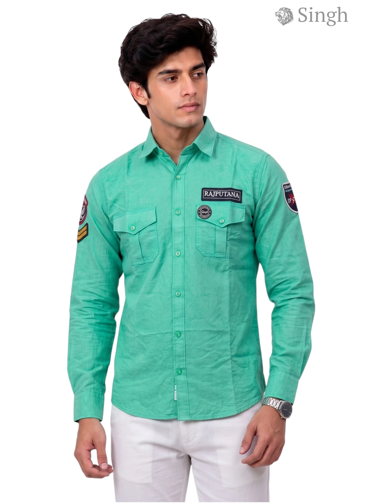 SINGH RAJPUTANA SHIRTS (MENS) F-23  Regal Elegance