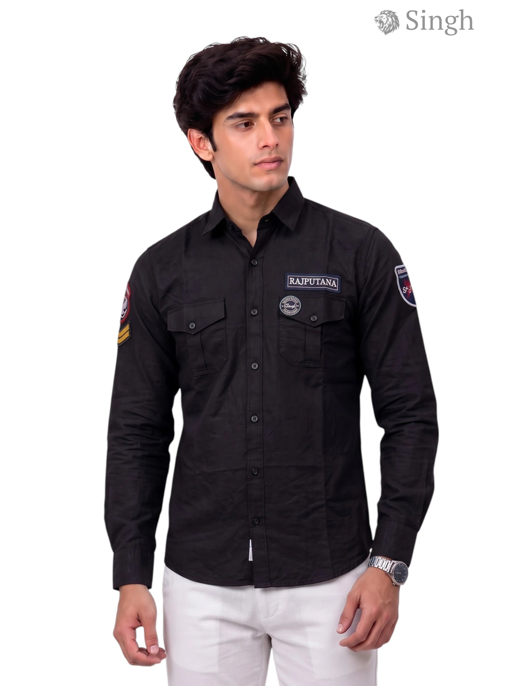 SINGH RAJPUTANA SHIRTS (MENS) F-23  Regal Elegance