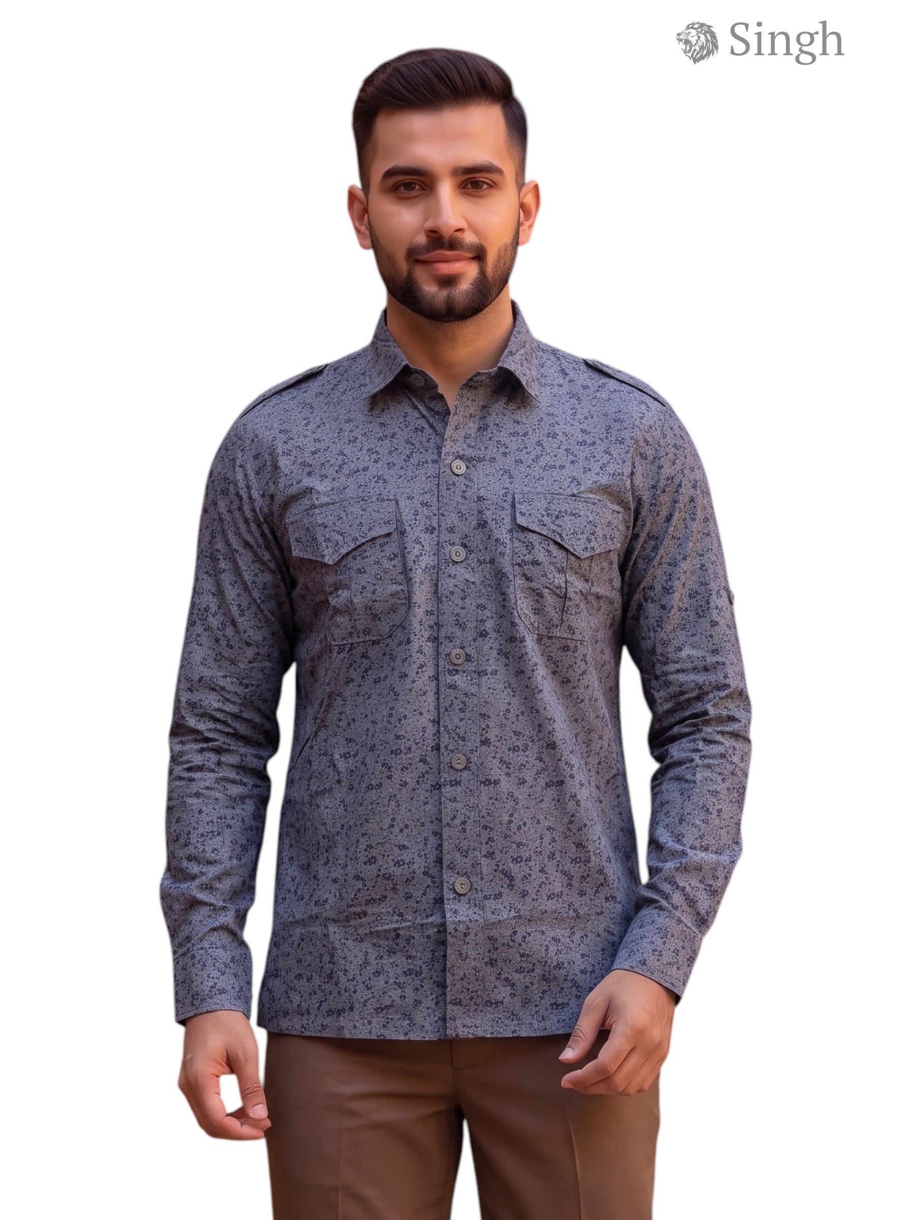 SINGH Hunting Shirts-1308-19 Premium Royal Elegance