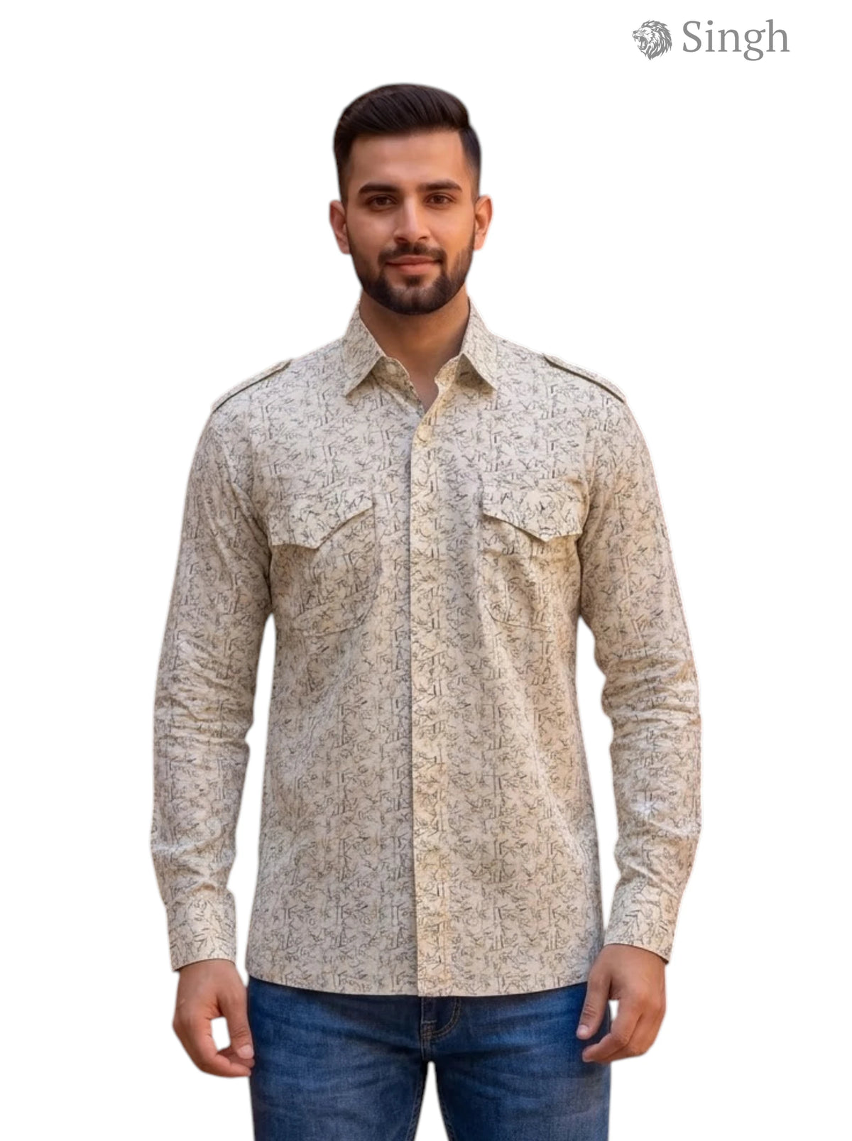 SINGH Hunting Shirts-1308-23 Premium Royal Elegance
