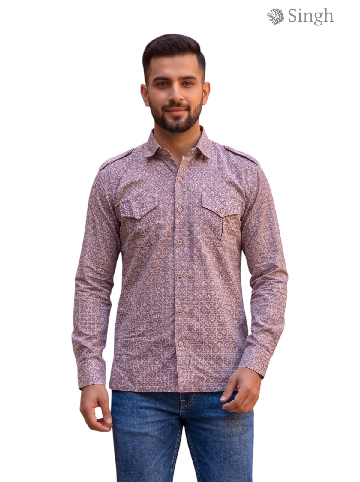 SINGH Hunting Shirts-1308-24 Premium Royal Elegance