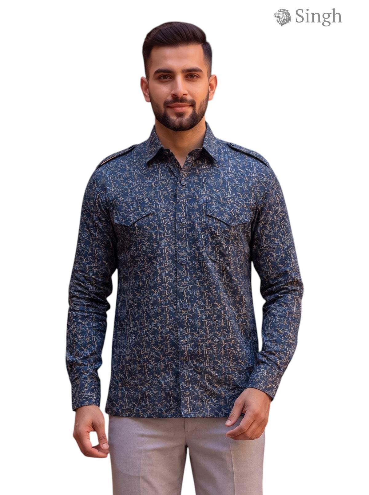 SINGH Hunting Shirts-1308-20 Premium Royal Ethnic Wear