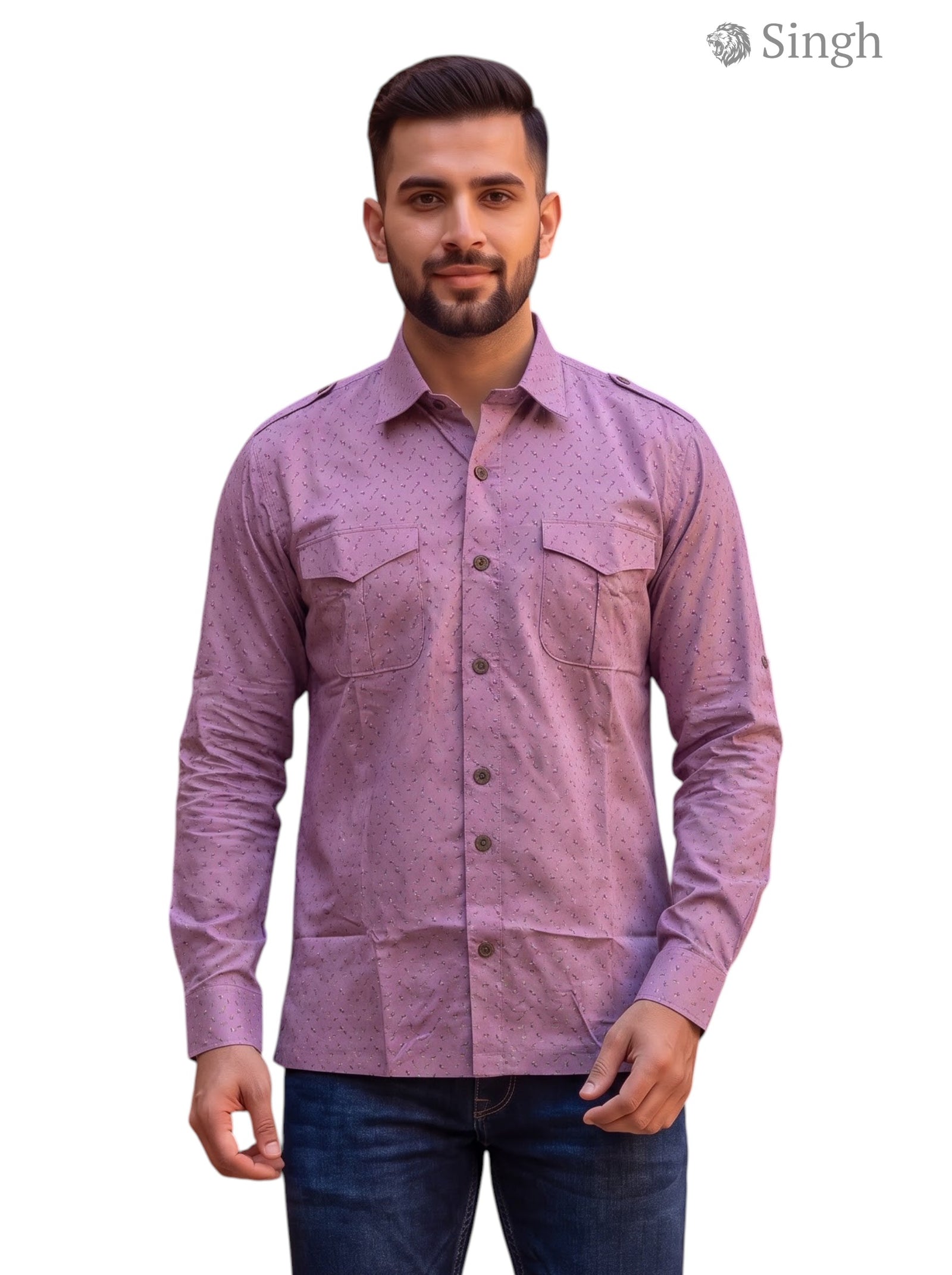 SINGH Hunting Shirts-1308-21 Premium Royal Ethnic Wear