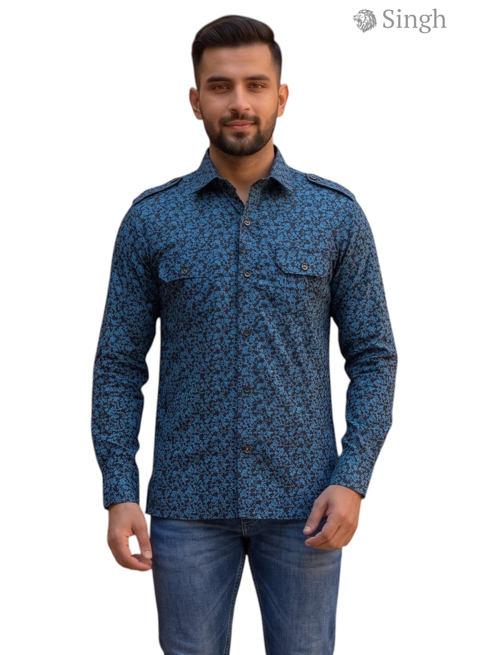 SINGH Luxury Hunting Shirts-1308-59 for Regal Style