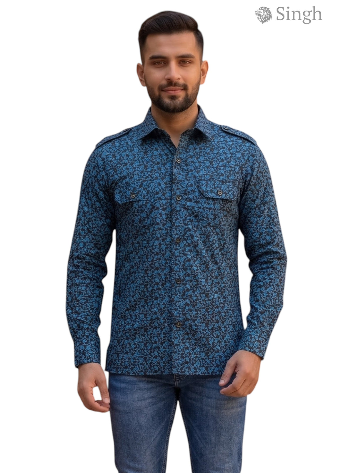 SINGH Luxury Hunting Shirts-1308-59 for Regal Style