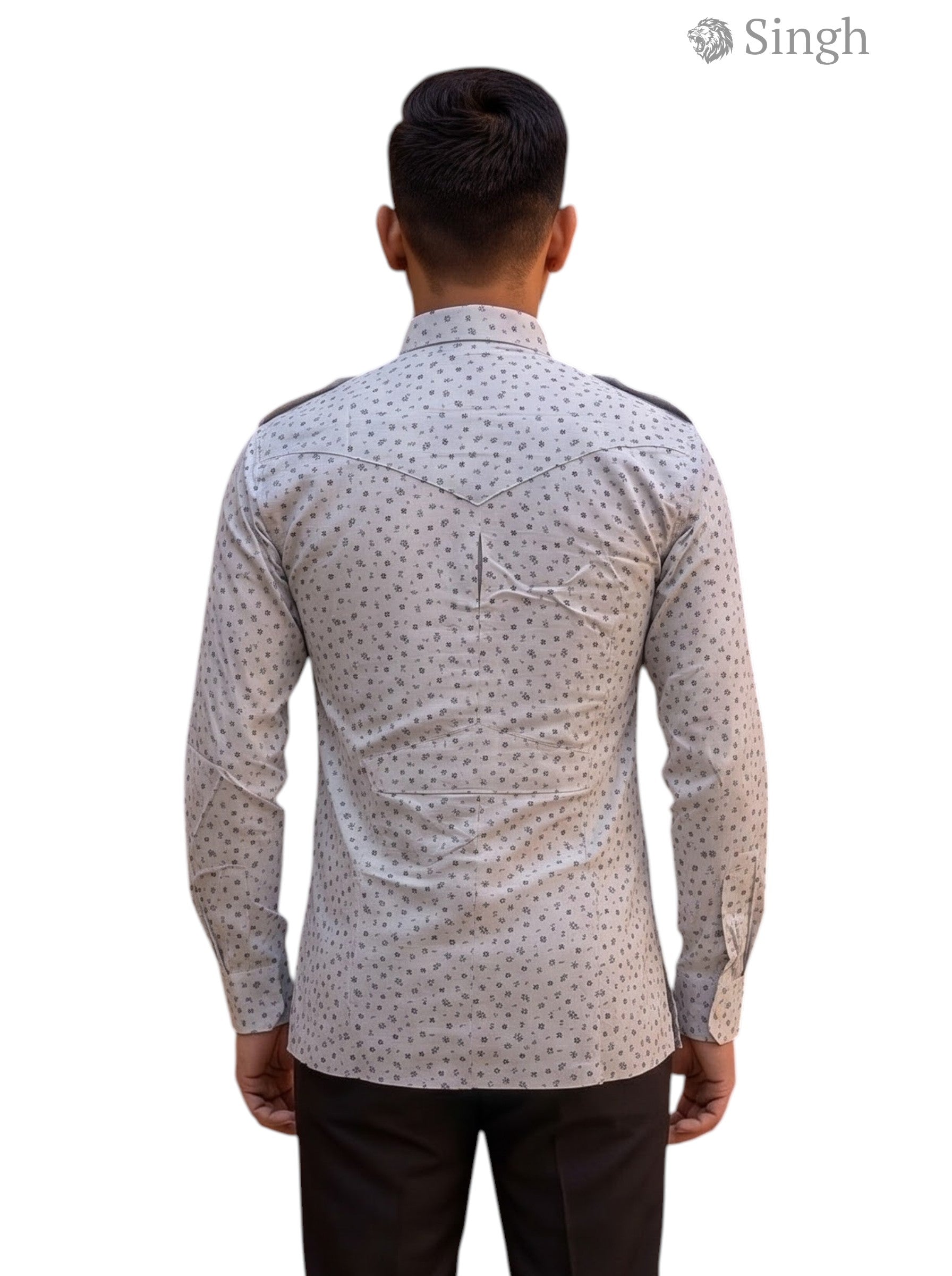 SINGH પ્રીમિયમ પુરુષોના શર્ટ્સ (MENS) 2P-1503-1 - રીગલ સ્ટાઇલ
