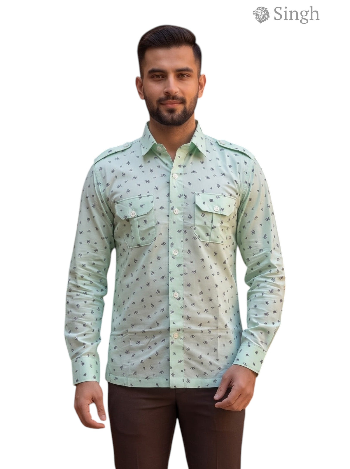 SINGH Luxury Hunting Shirts-1308-52 for Regal Style