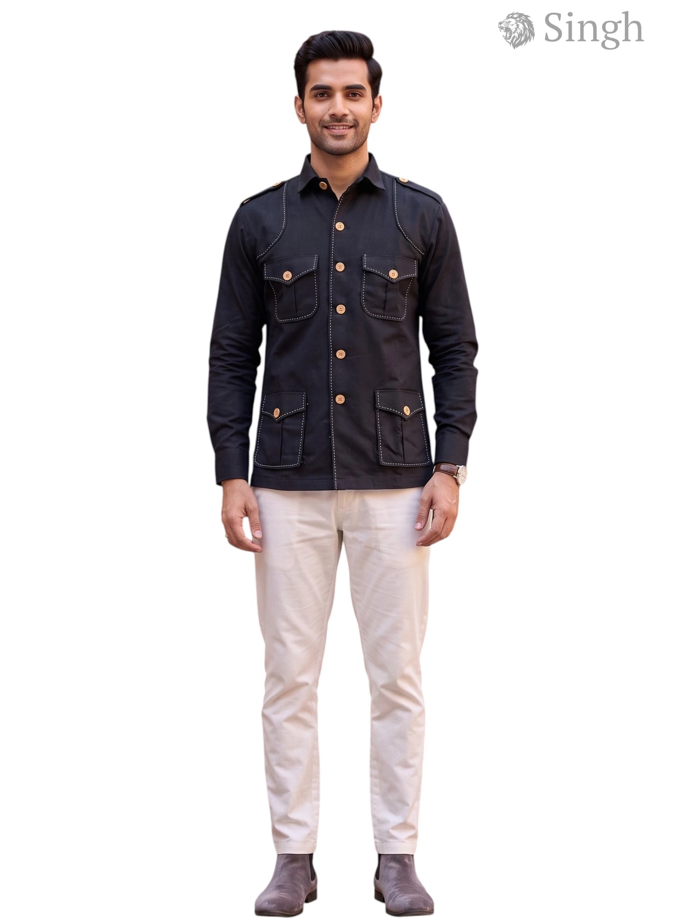 SINGH Premium Hunting Shirts(Mens) 4P-13-101-5