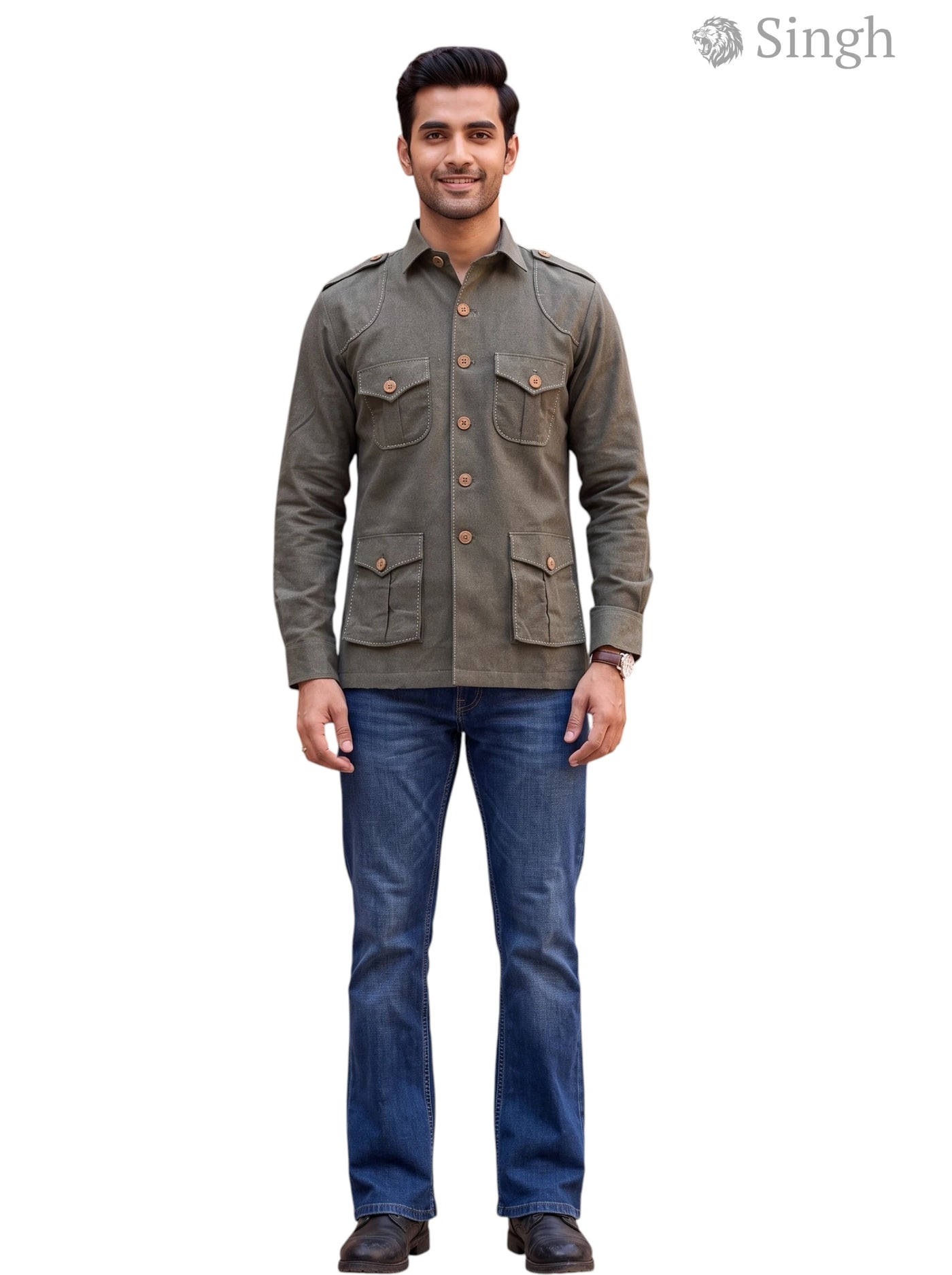 SINGH Premium Hunting Shirts(Mens) 4P-13-101-5
