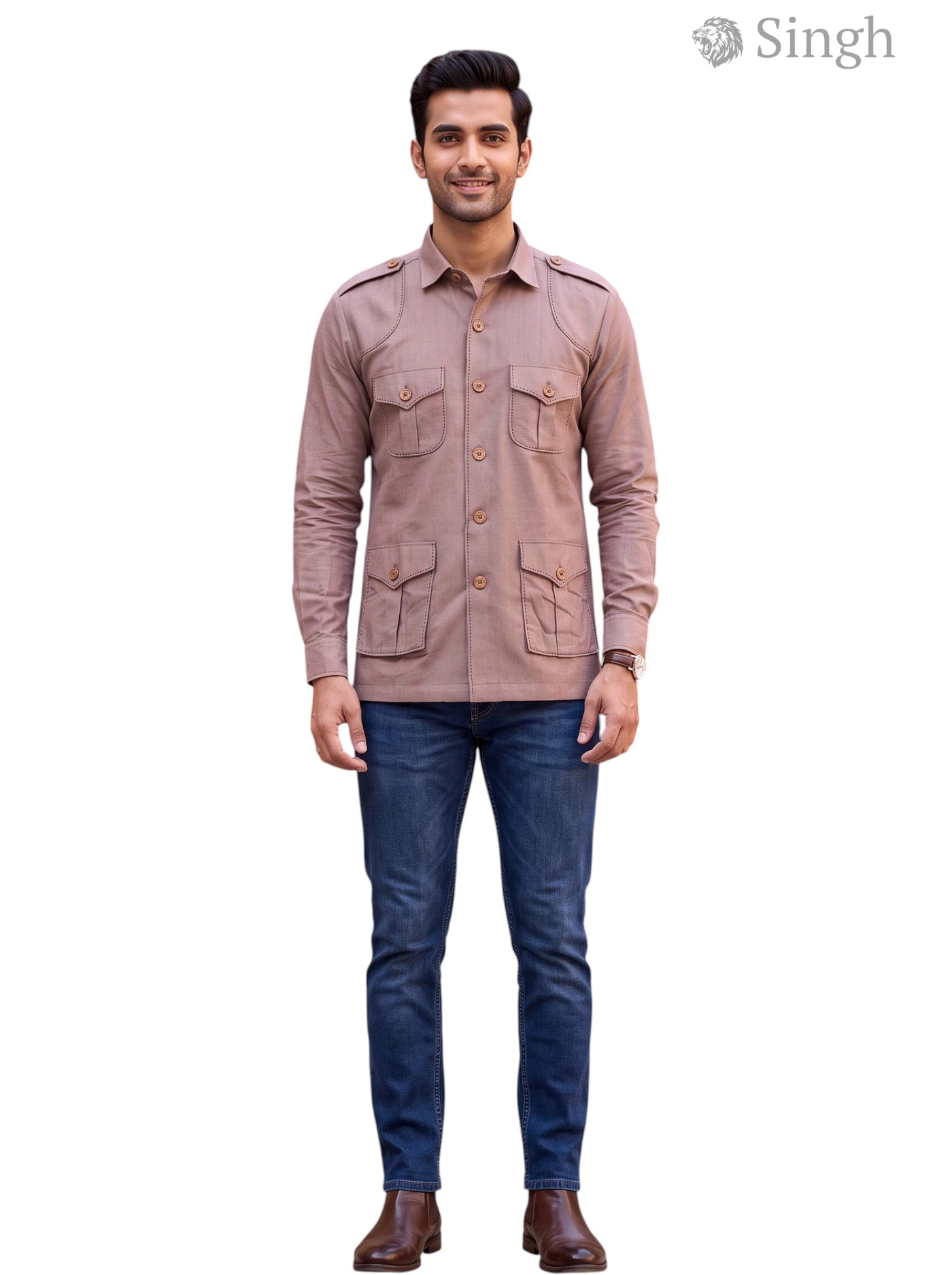 SINGH Premium Hunting Shirts(Mens) 4P-13-101-5