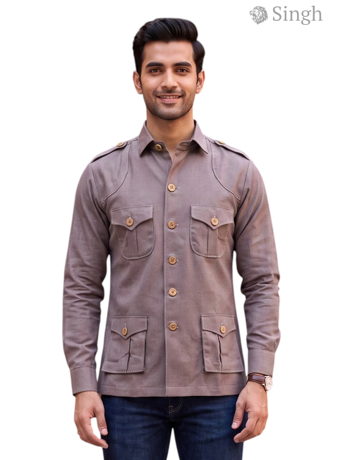 SINGH Premium Hunting Shirts(Mens) 4P-13-101-5