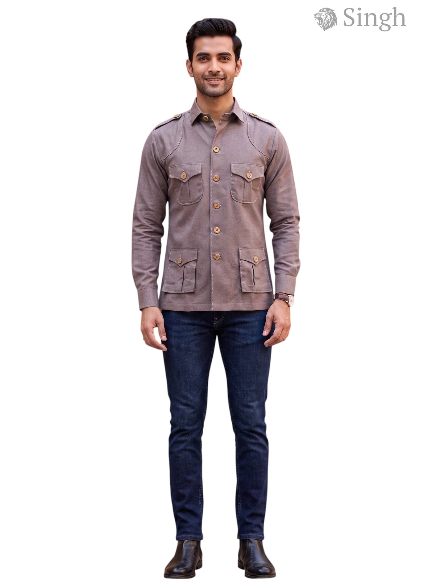 SINGH Premium Hunting Shirts(Mens) 4P-13-101-5