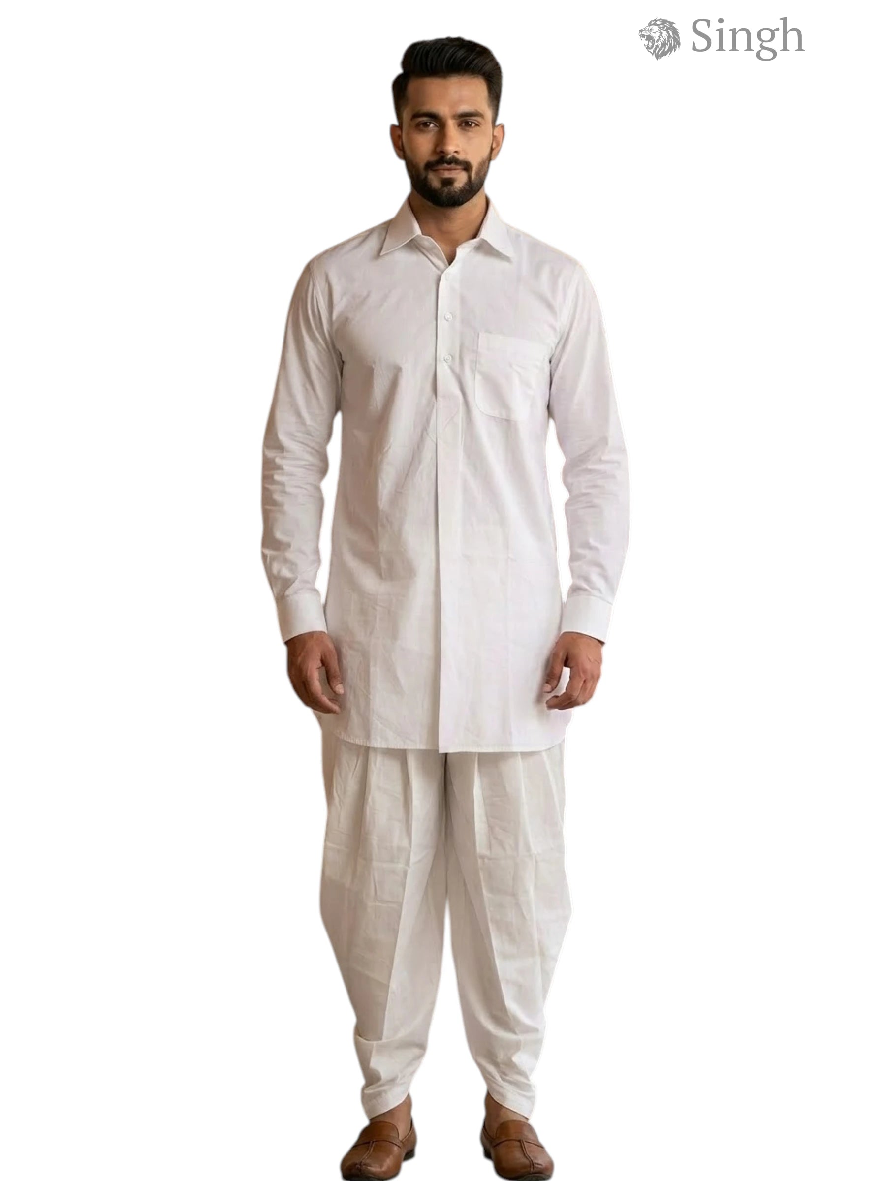 Singh DK FULL Men's Kurta - Regal Wedding Elegance