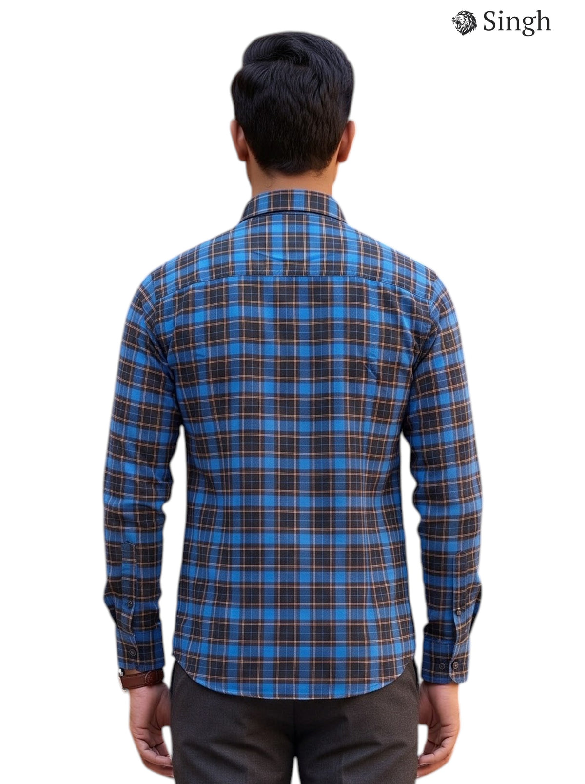 Singh Men's SHIRT(MENS)-15-111-4-L for Regal Elegance