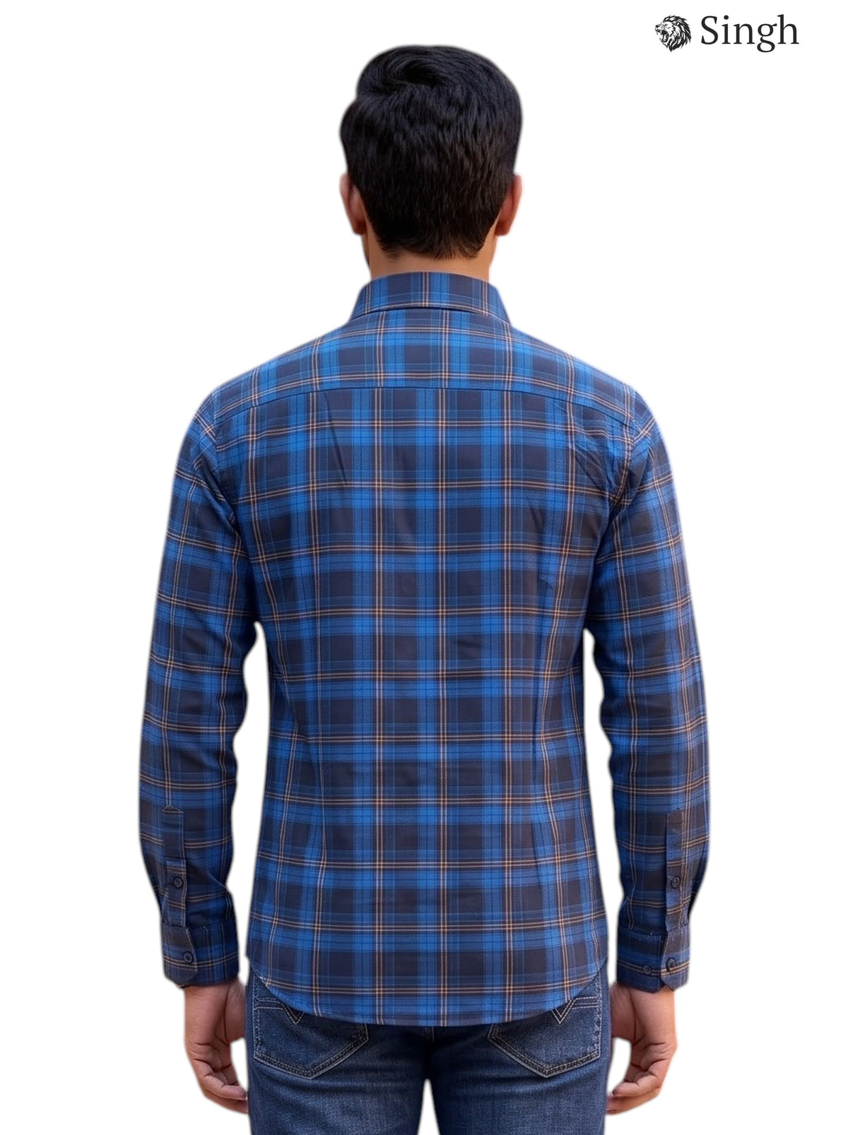 Singh Men's SHIRT(MENS)-15-111-2-L for Regal Elegance