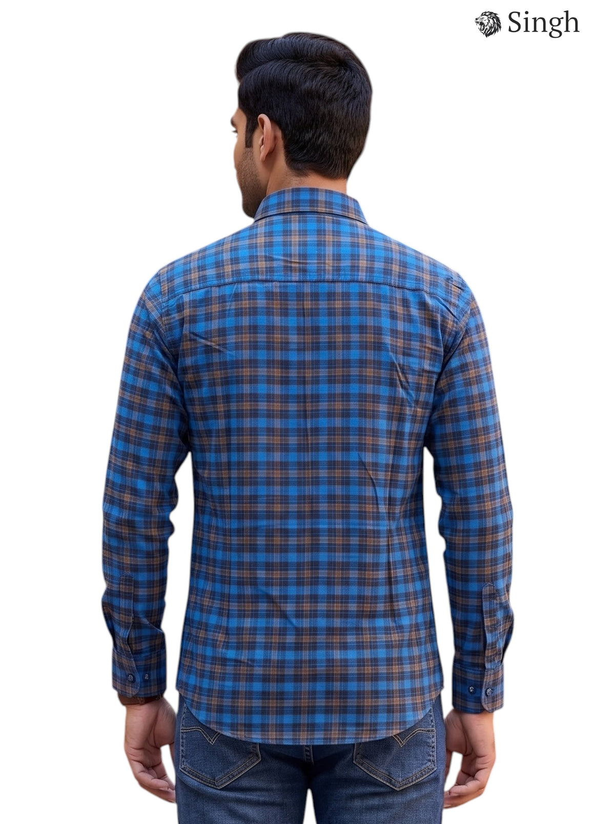 Singh Men's SHIRT(MENS)-15-111-8-L for Regal Elegance