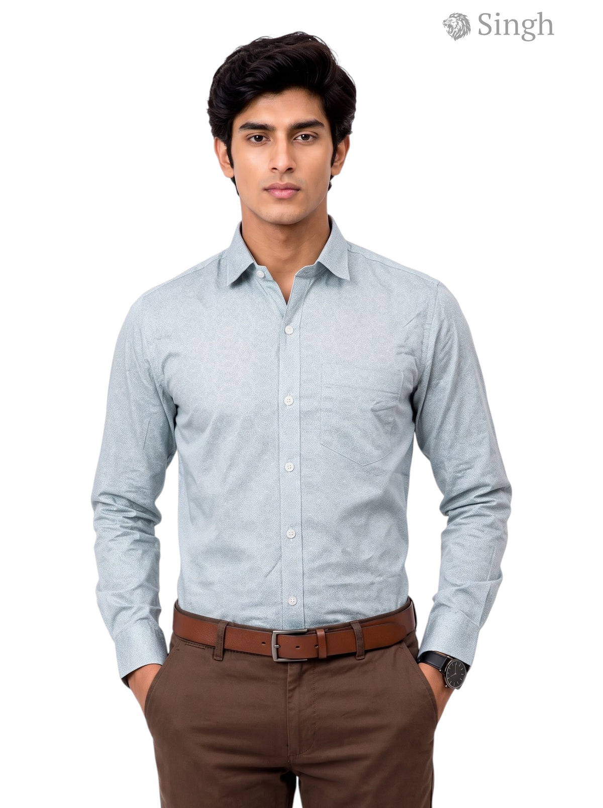 SINGH SHIRT(MENS)-1505-9-L: Premium Ethnic Wear