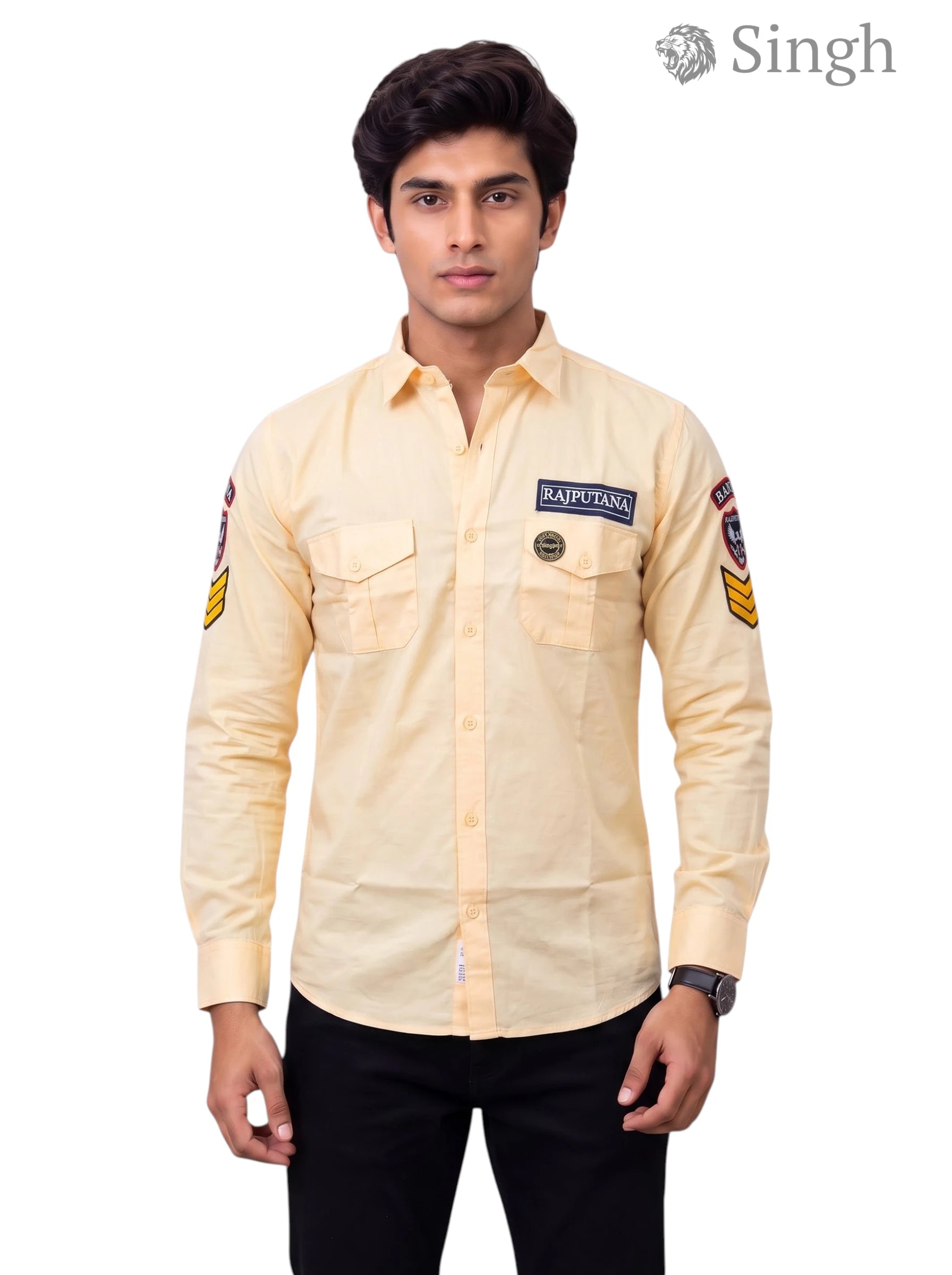 SINGH RAJUTANA SHIRTS (MENS) F-15-115-2 Regal Elegance