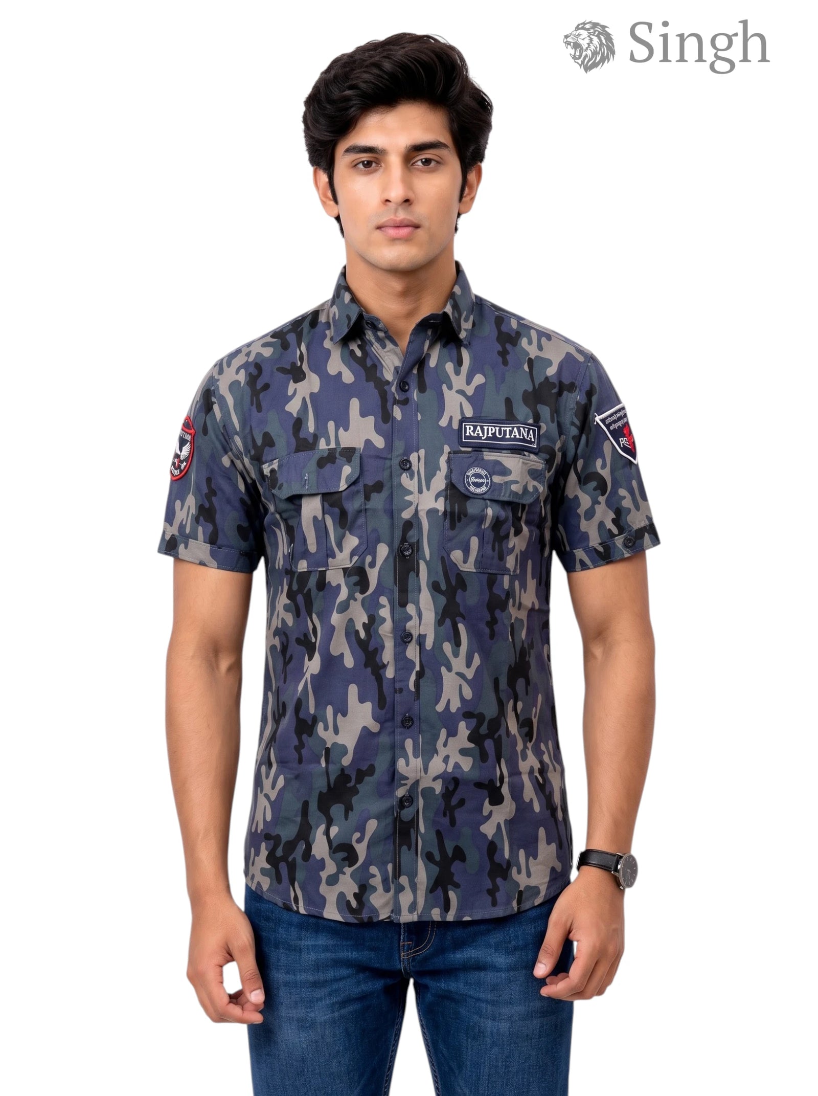 SINGH RAJUTANA SHIRTS (MENS) H-15-116-6 Regal Elegance