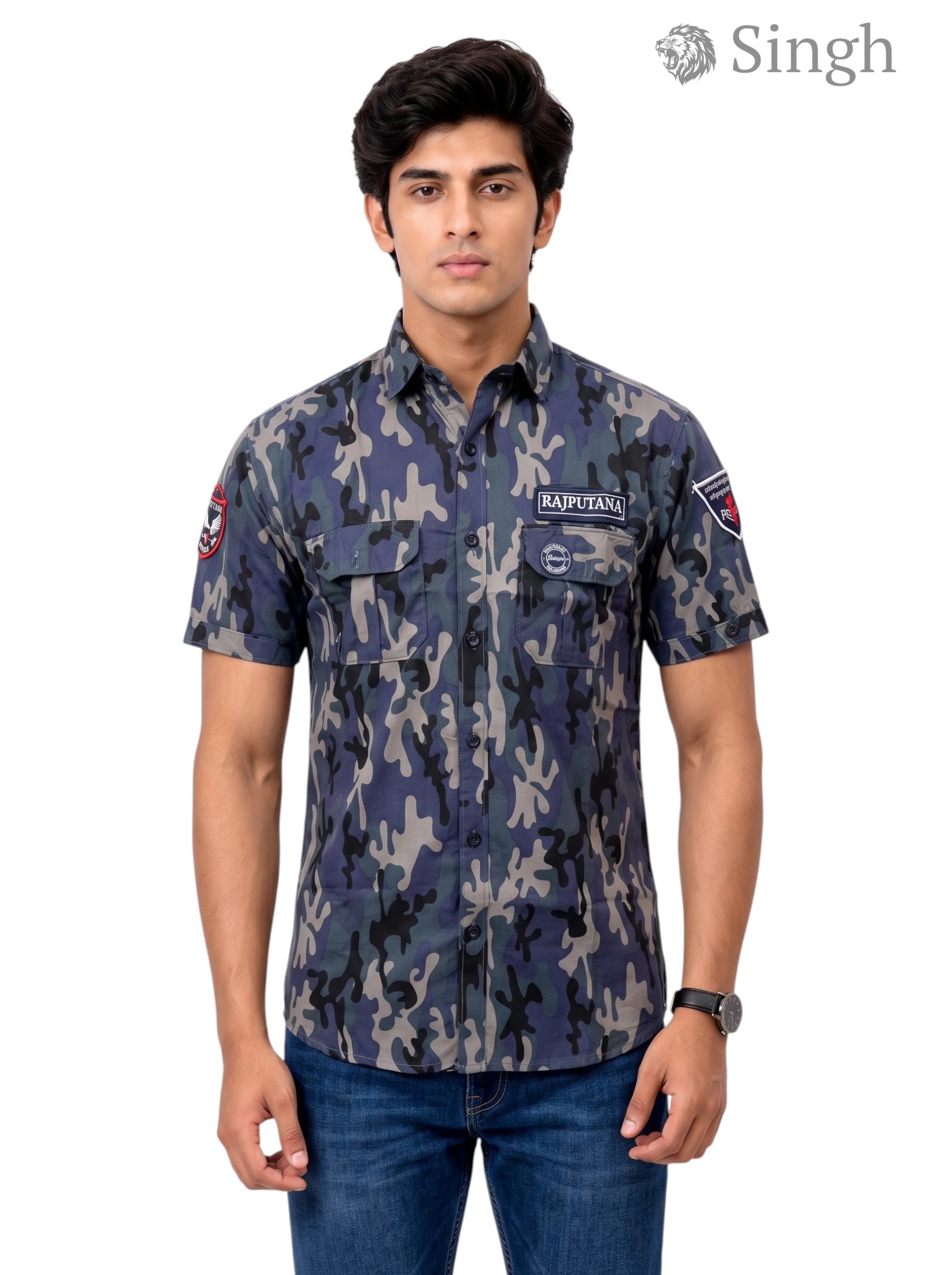 SINGH RAJUTANA SHIRTS (MENS) H-15-116-6 Regal Elegance