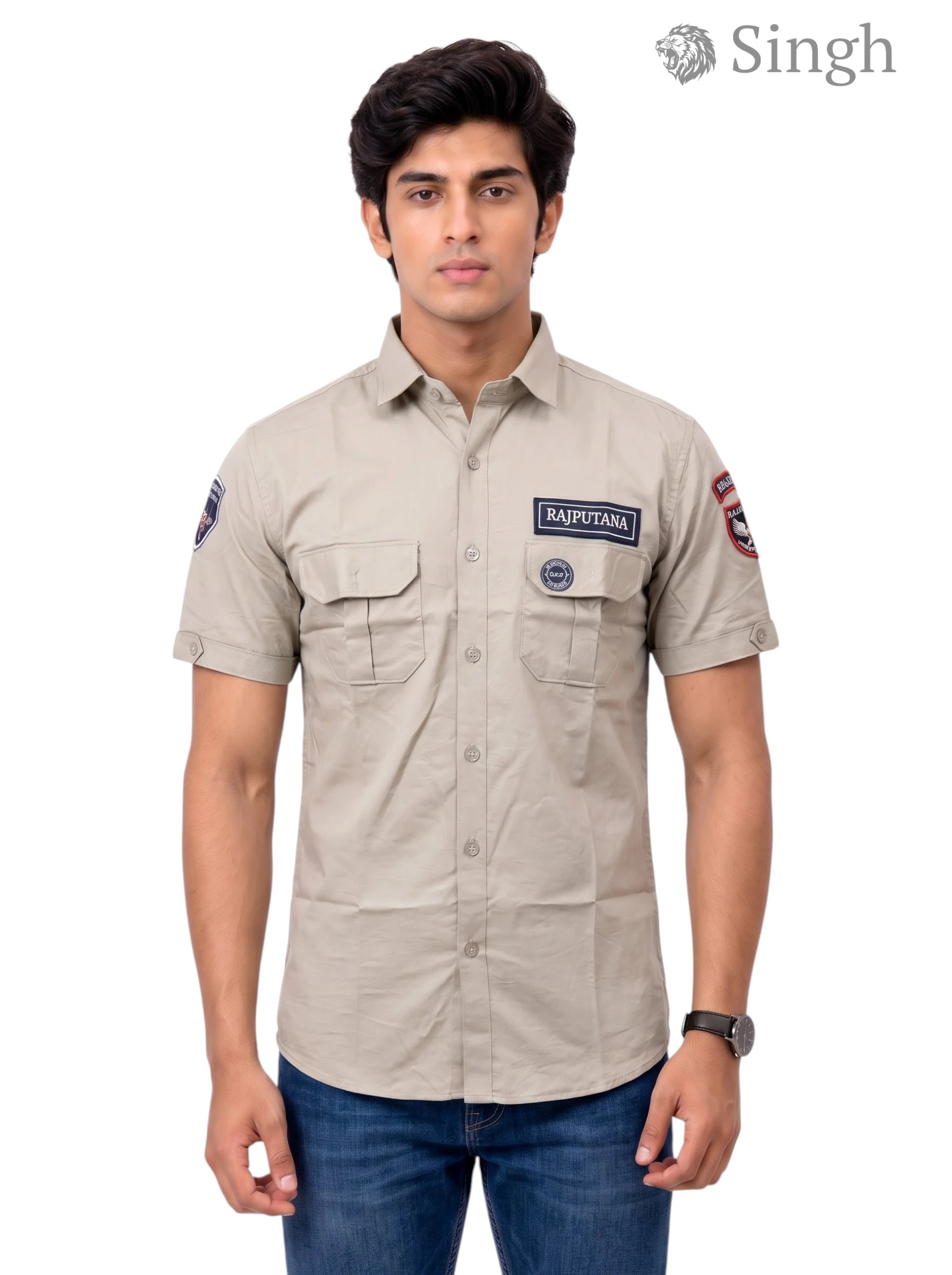 SINGH RAJUTANA SHIRTS (MENS) H-15-116-6 Regal Elegance