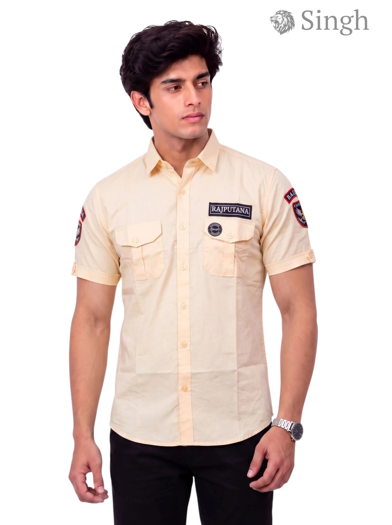 SINGH RAJUTANA SHIRTS (MENS) H-15-116-6 Regal Elegance