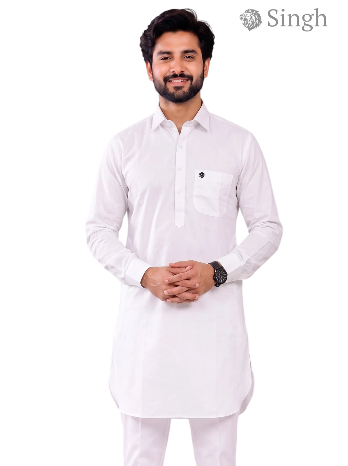 Singh PK FULL Men's Kurta - Regal Wedding Elegance