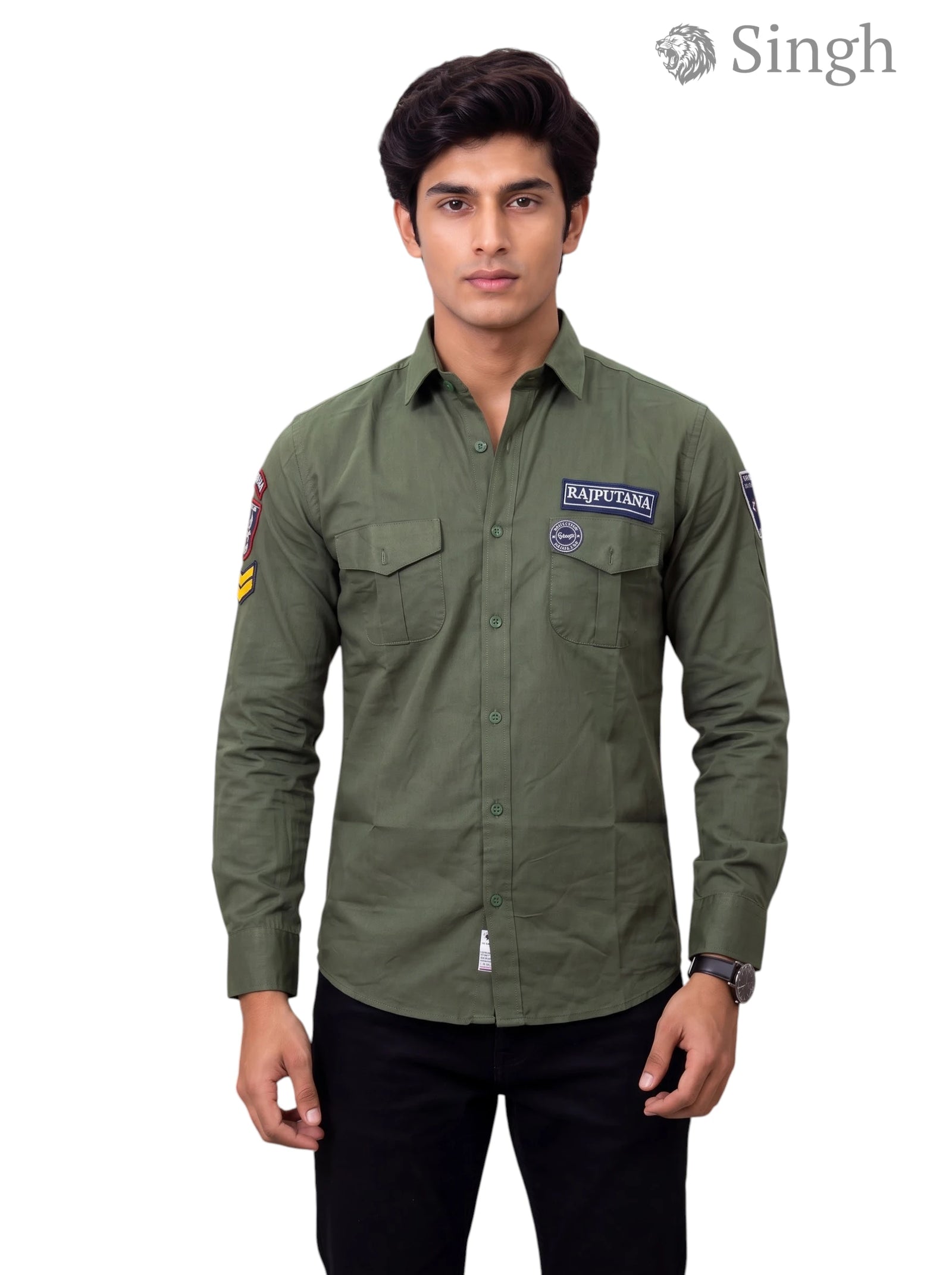 SINGH RAJUTANA SHIRTS (MENS) F-15-115-2 Regal Elegance