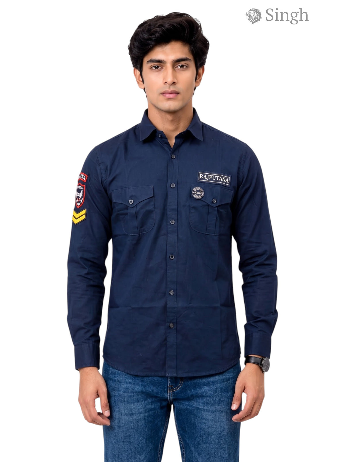 SINGH RAJPUTANA SHIRTS (MENS) F-23  Regal Elegance