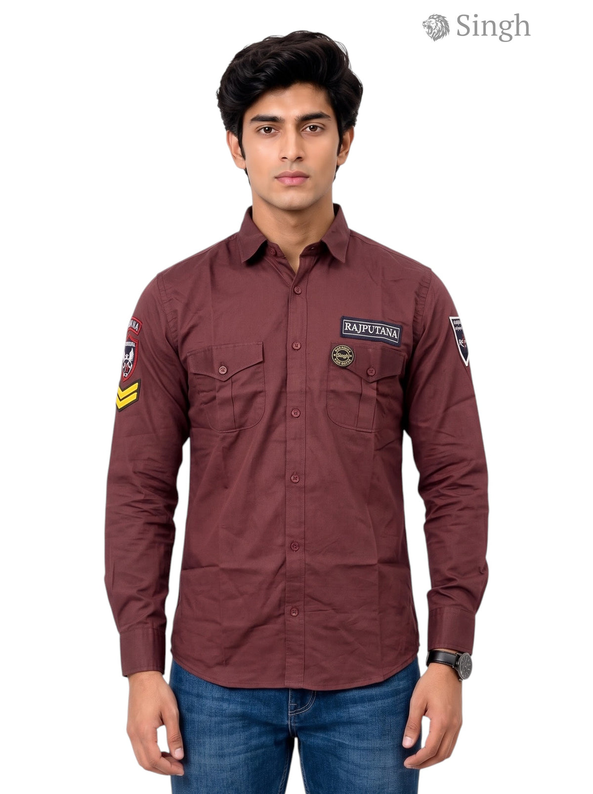 SINGH RAJPUTANA SHIRTS (MENS) F-23  Regal Elegance