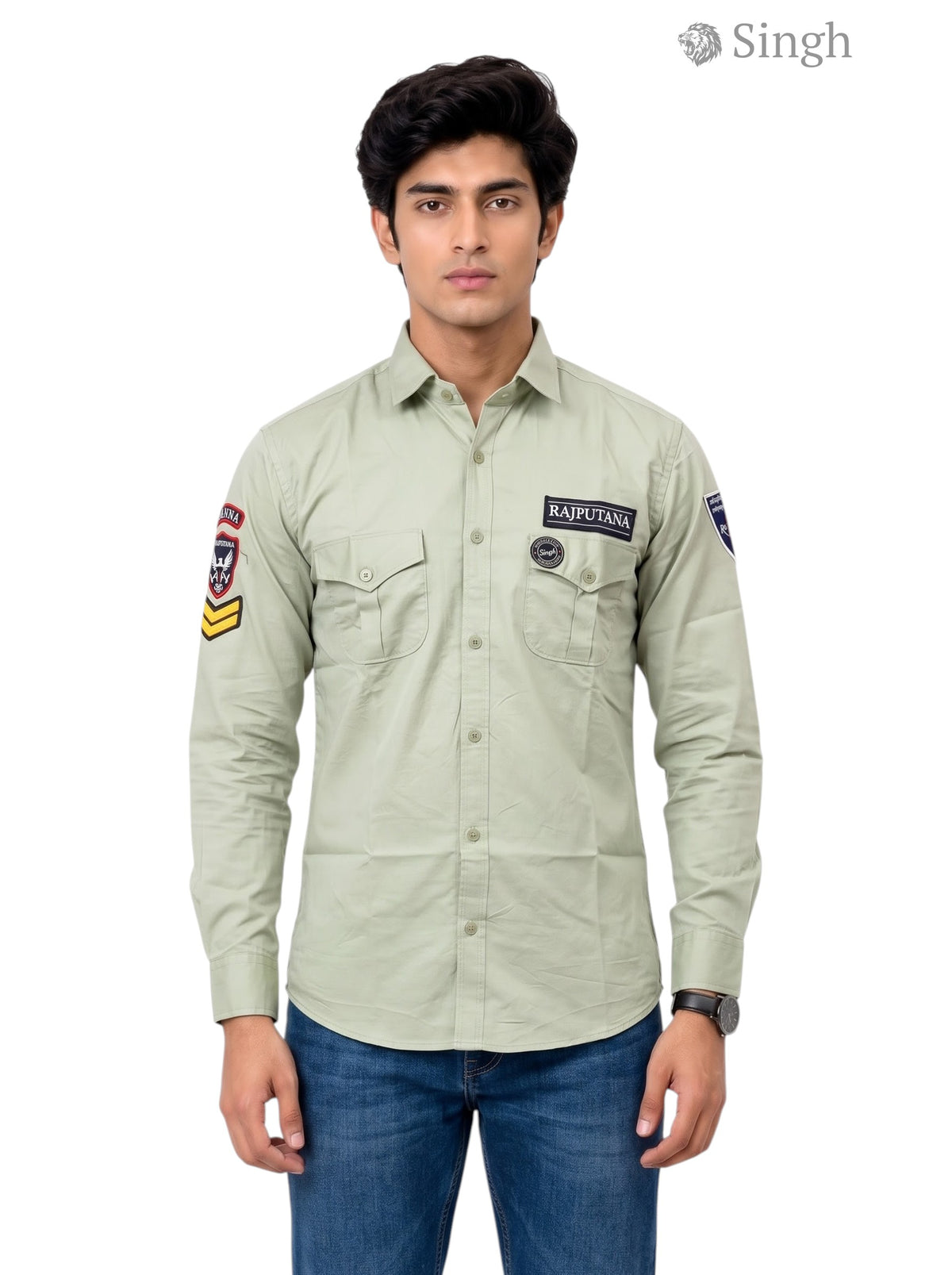 SINGH RAJPUTANA SHIRTS (MENS) F-23  Regal Elegance