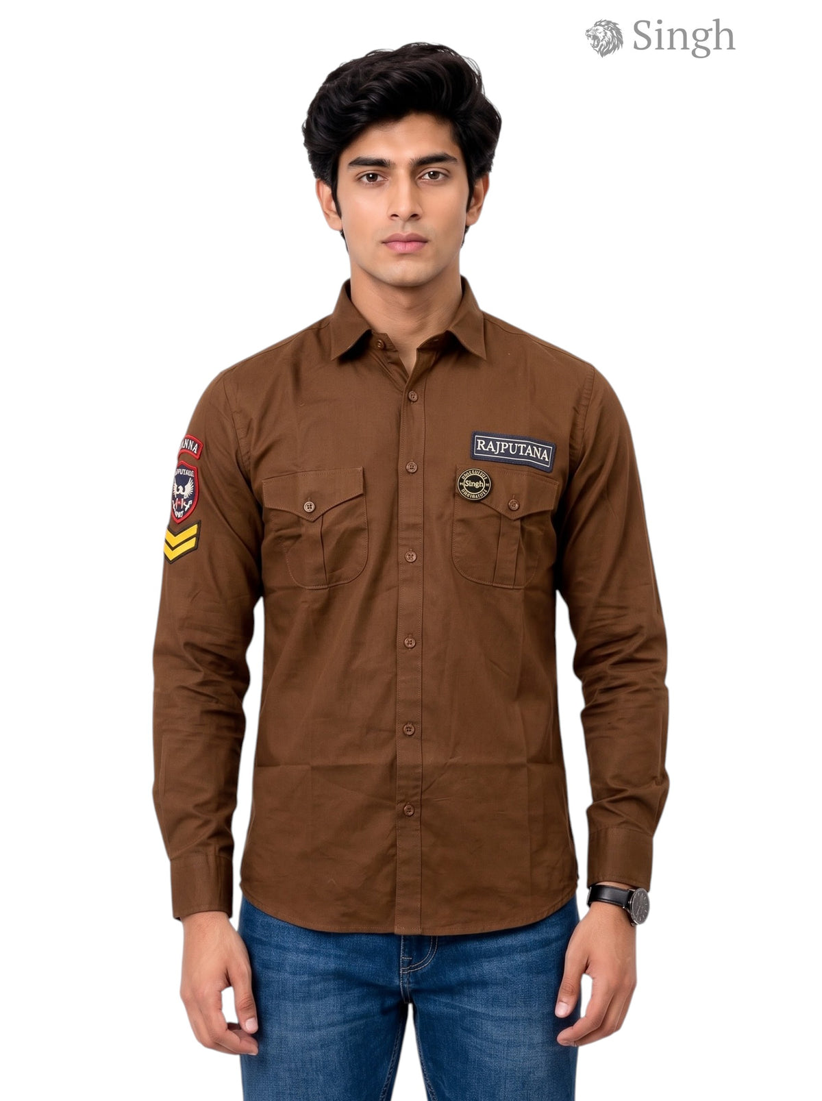 SINGH RAJPUTANA SHIRTS (MENS) F-23  Regal Elegance