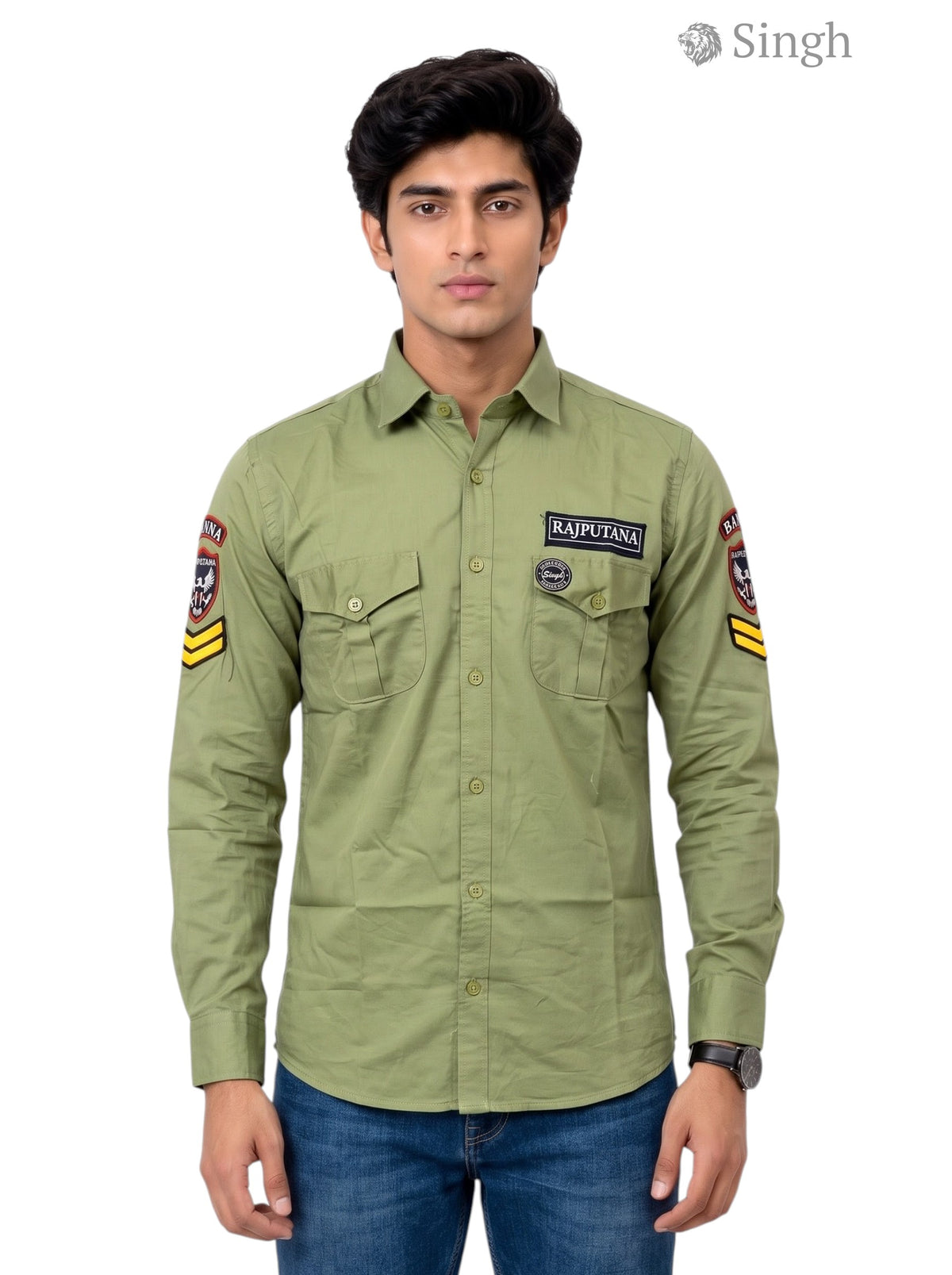 SINGH RAJPUTANA SHIRTS (MENS) F-23  Regal Elegance