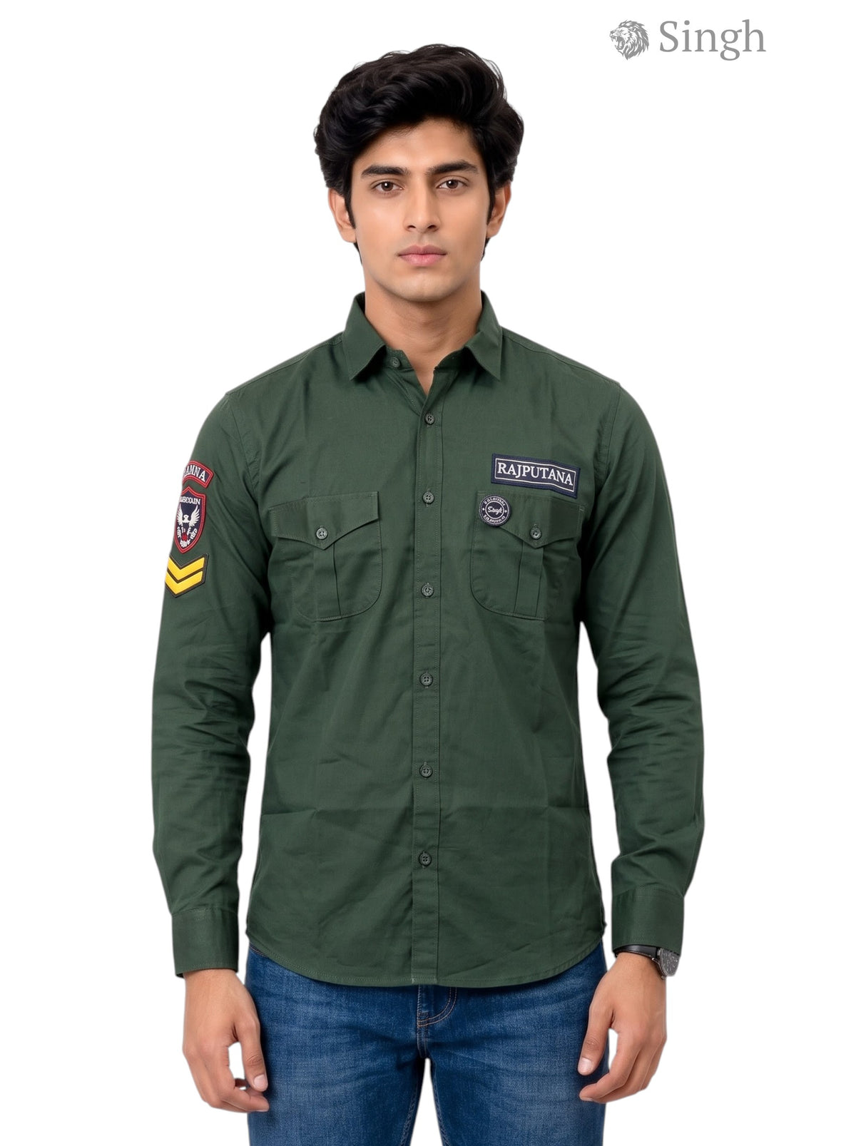 SINGH RAJPUTANA SHIRTS (MENS) F-23  Regal Elegance