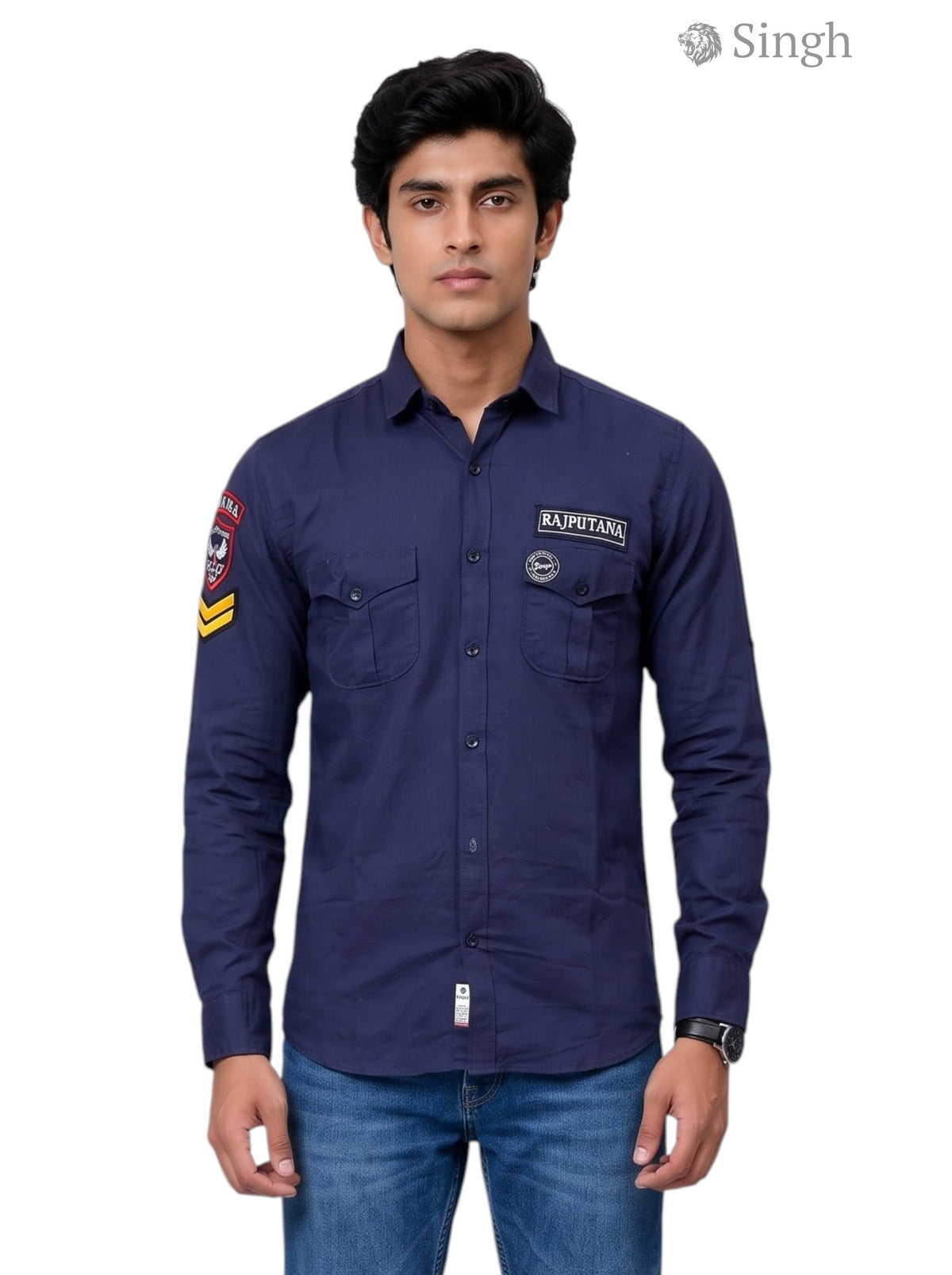 SINGH RAJPUTANA SHIRTS (MENS) F-23  Regal Elegance