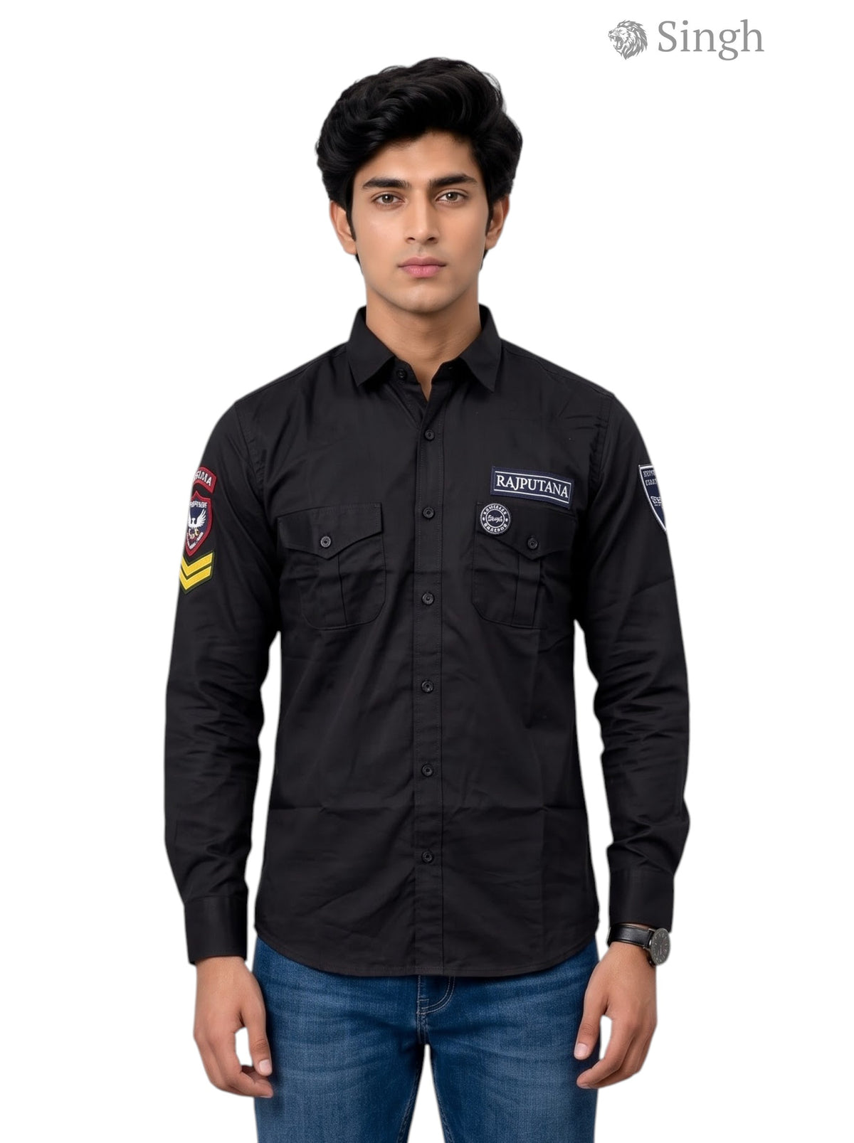 SINGH RAJPUTANA SHIRTS (MENS) F-23  Regal Elegance