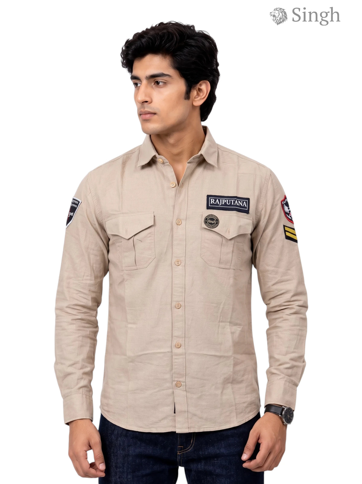 SINGH RAJPUTANA SHIRTS (MENS) F-3  Regal Elegance