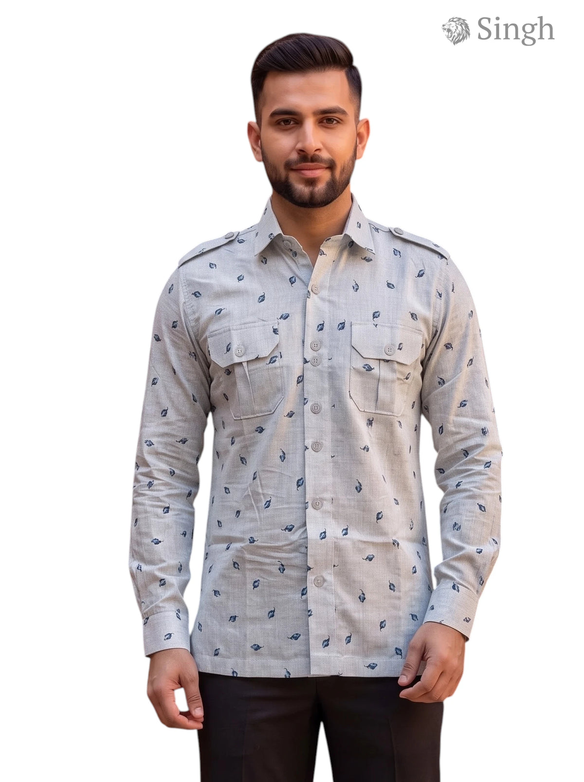 SINGH Luxury Hunting Shirts-1308-66 for Regal Style