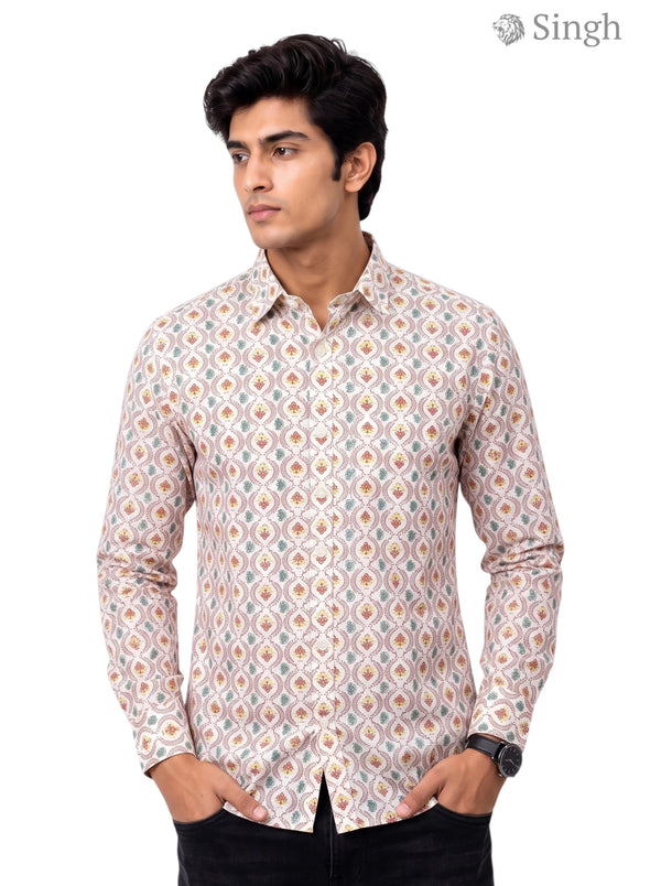 SINGH SANGANERI SHIRTS-1001-111 Regal Wedding Attire