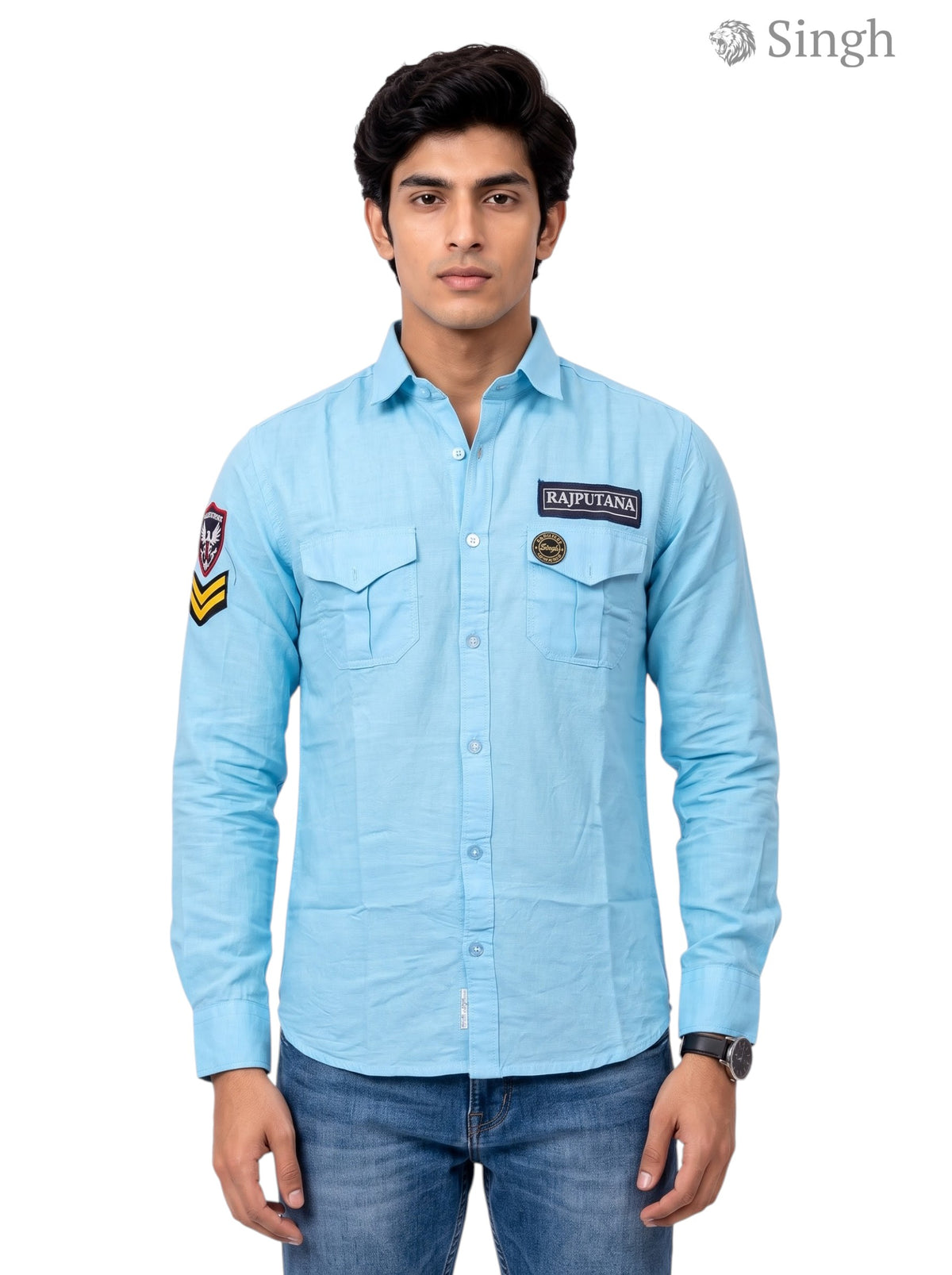 SINGH RAJPUTANA SHIRTS (MENS) F-3  Regal Elegance
