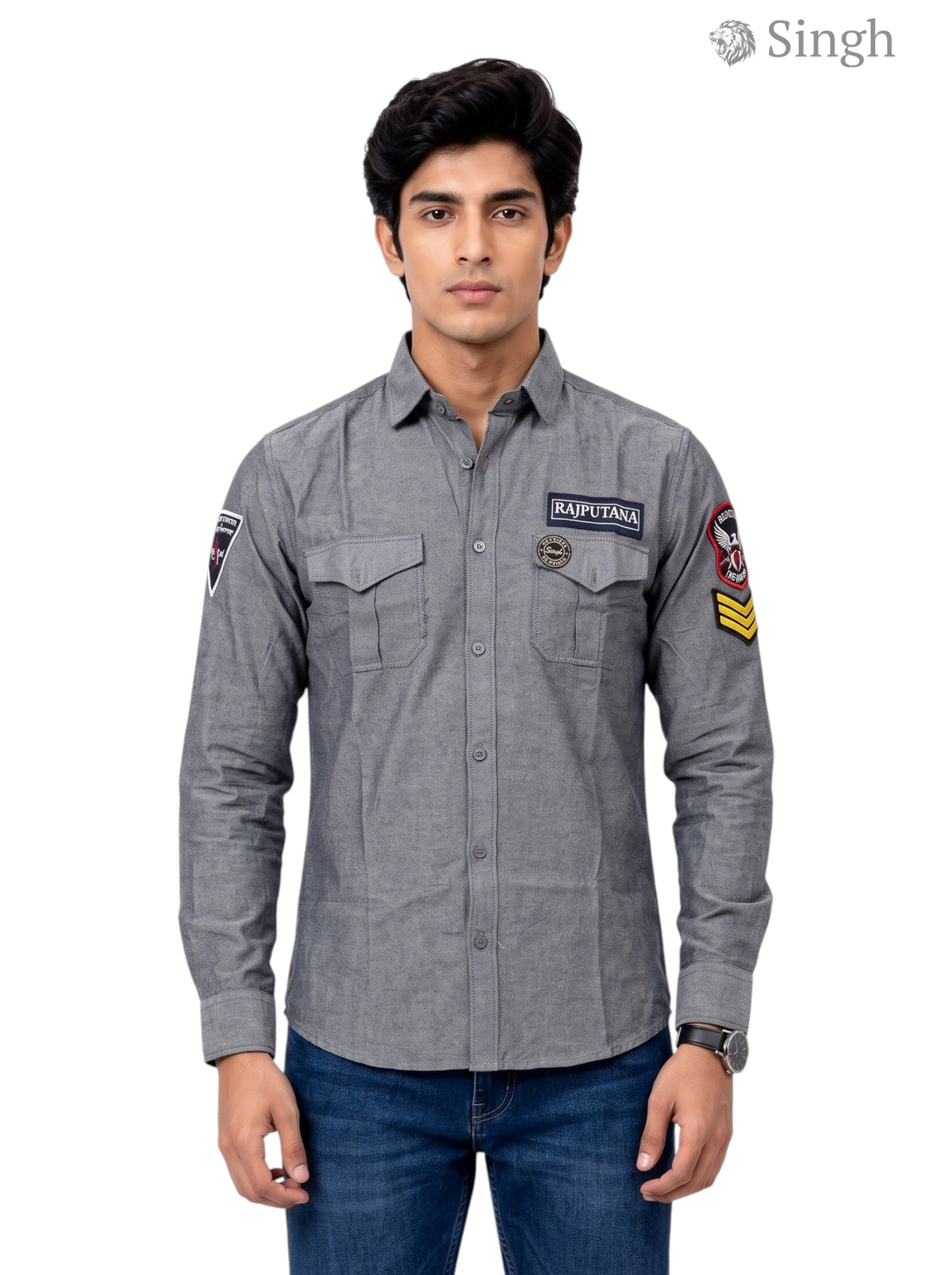 SINGH RAJPUTANA SHIRTS (MENS) F-3  Regal Elegance