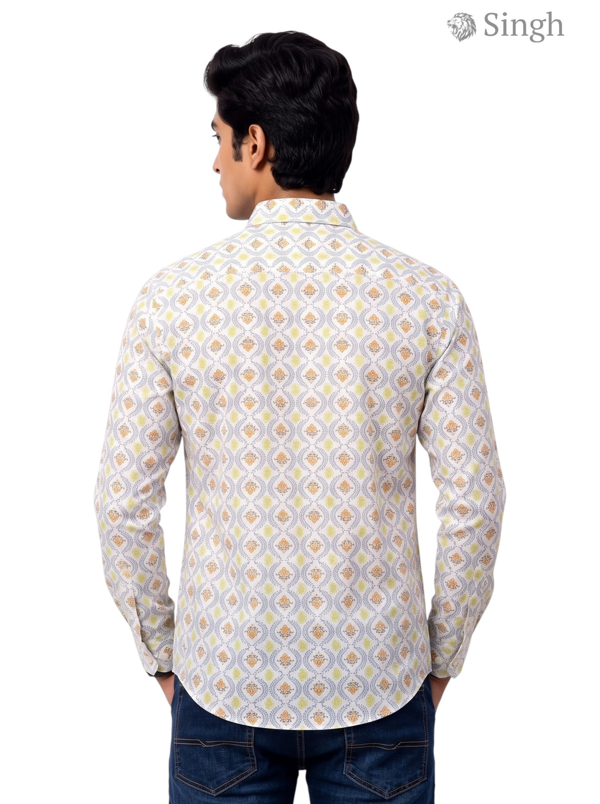 SINGH SANGANERI SHIRTS-1001-111 Regal Wedding Attire